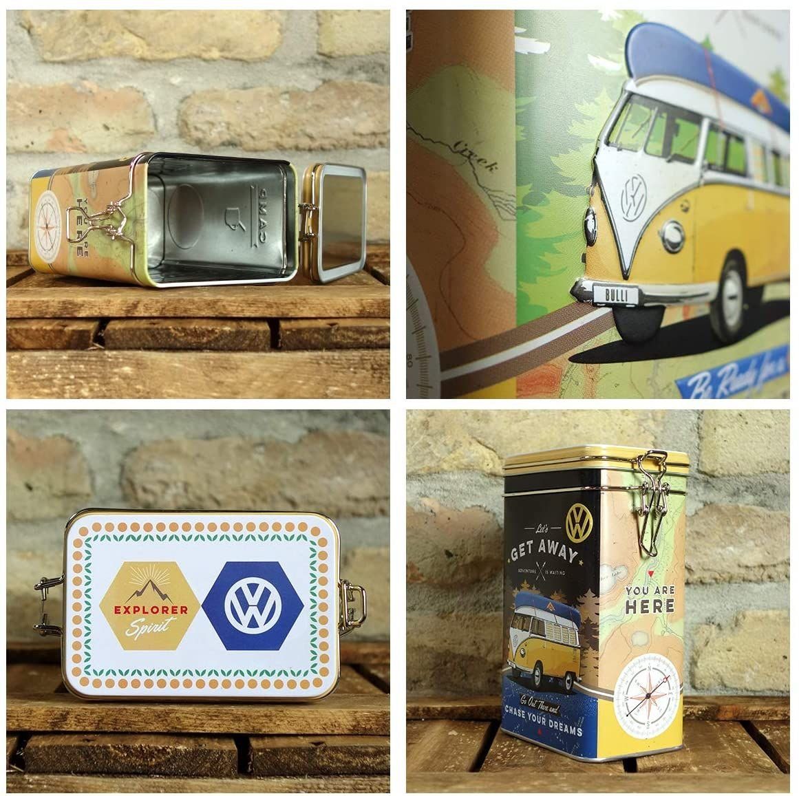 - - Get - Away! Bulli Volkswagen Aromadose VW Nostalgic-Art Kaffeedose