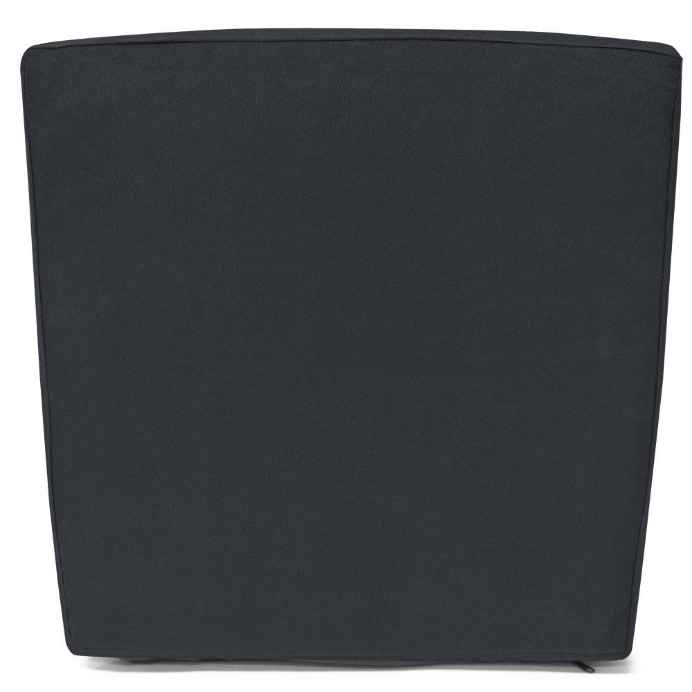 Detex Sitzauflage, Kissenbezüge 8er Set Reißverschluss Polyester Waschbar Anthrazit