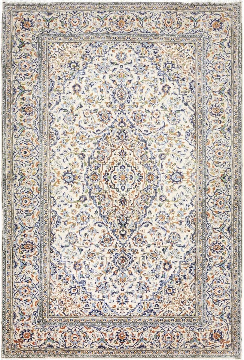 Orientteppich Keshan 199x297 Handgeknüpfter Orientteppich / Perserteppich, Nain Trading, rechteckig, Höhe: 12 mm | Kurzflor-Teppiche