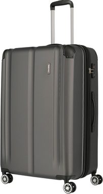 travelite Trolleyset City, 4 Rollen, (2 tlg), Kofferset Reisegepäck Reisekoffer mit erweiterbarem Volumen