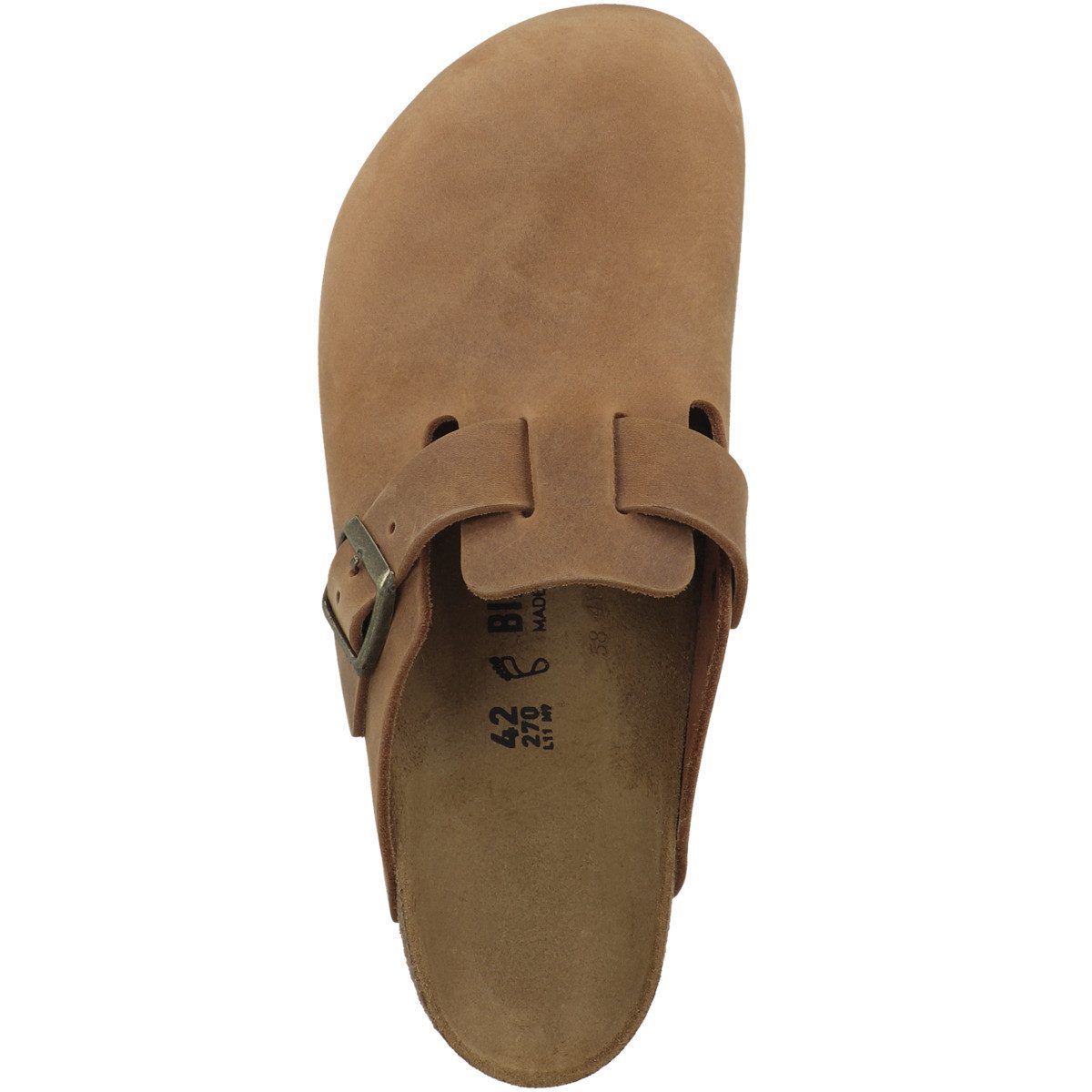 Birkenstock Boston Geöltes Nubukleder normal Unisex Erwachsene Clog Sandalen, Hausschuhe, Pantoletten, Badeschuhe, Gartenschuhe