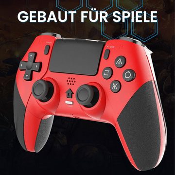 MAGICSHE Controller für PS4/PC Kabelloses Bluetooth Gamepad 800mAh Gaming-Controller