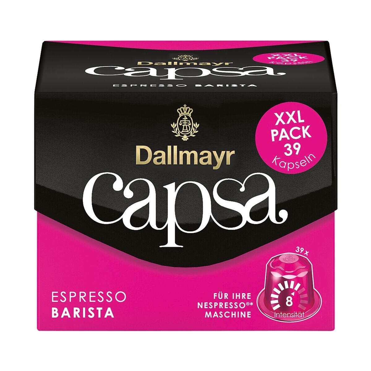 DALLMAYR Kaffee capsa Espresso Barista, 39 Kapseln