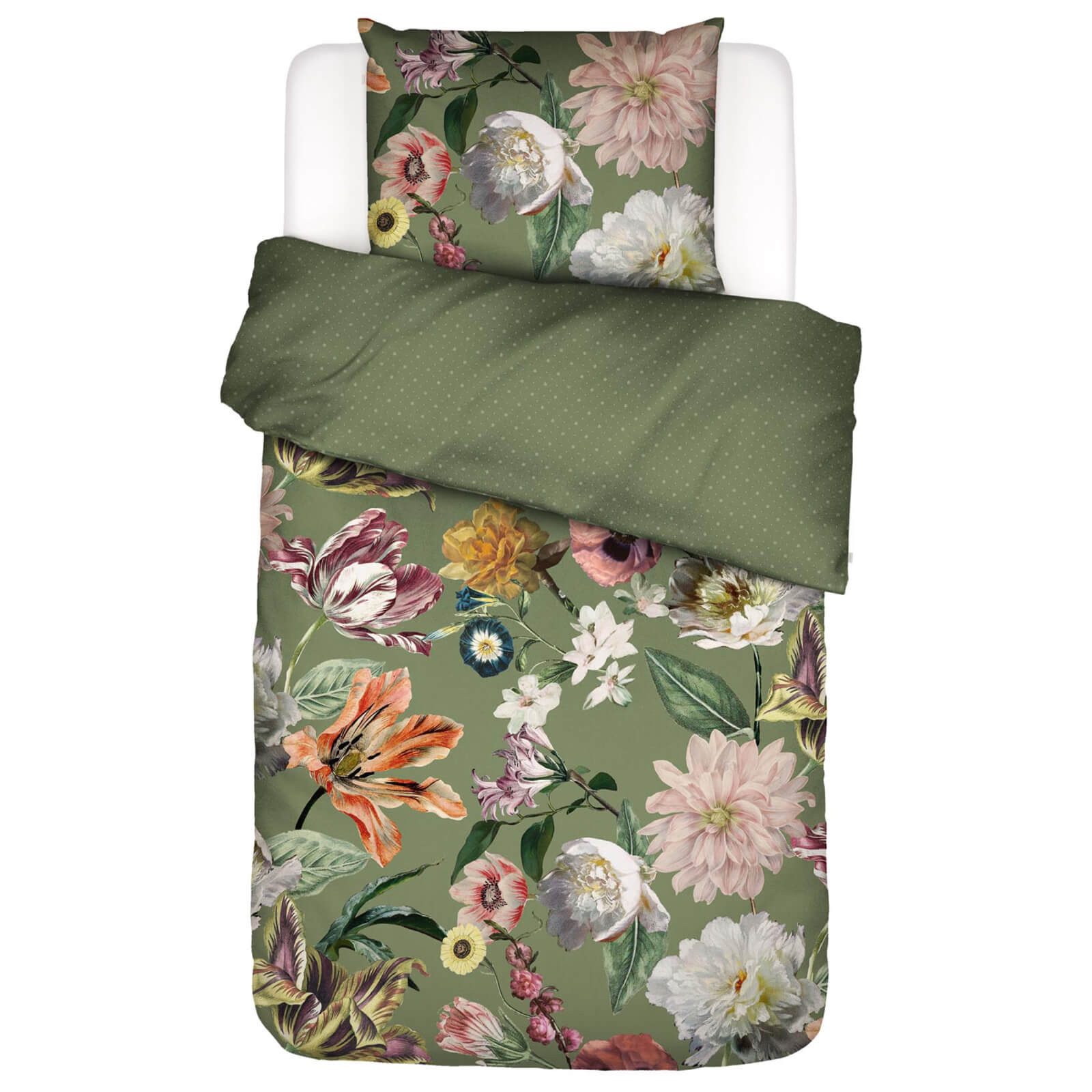 Essenza Bettwäsche Filou Forest Green Satin, günstig online kaufen