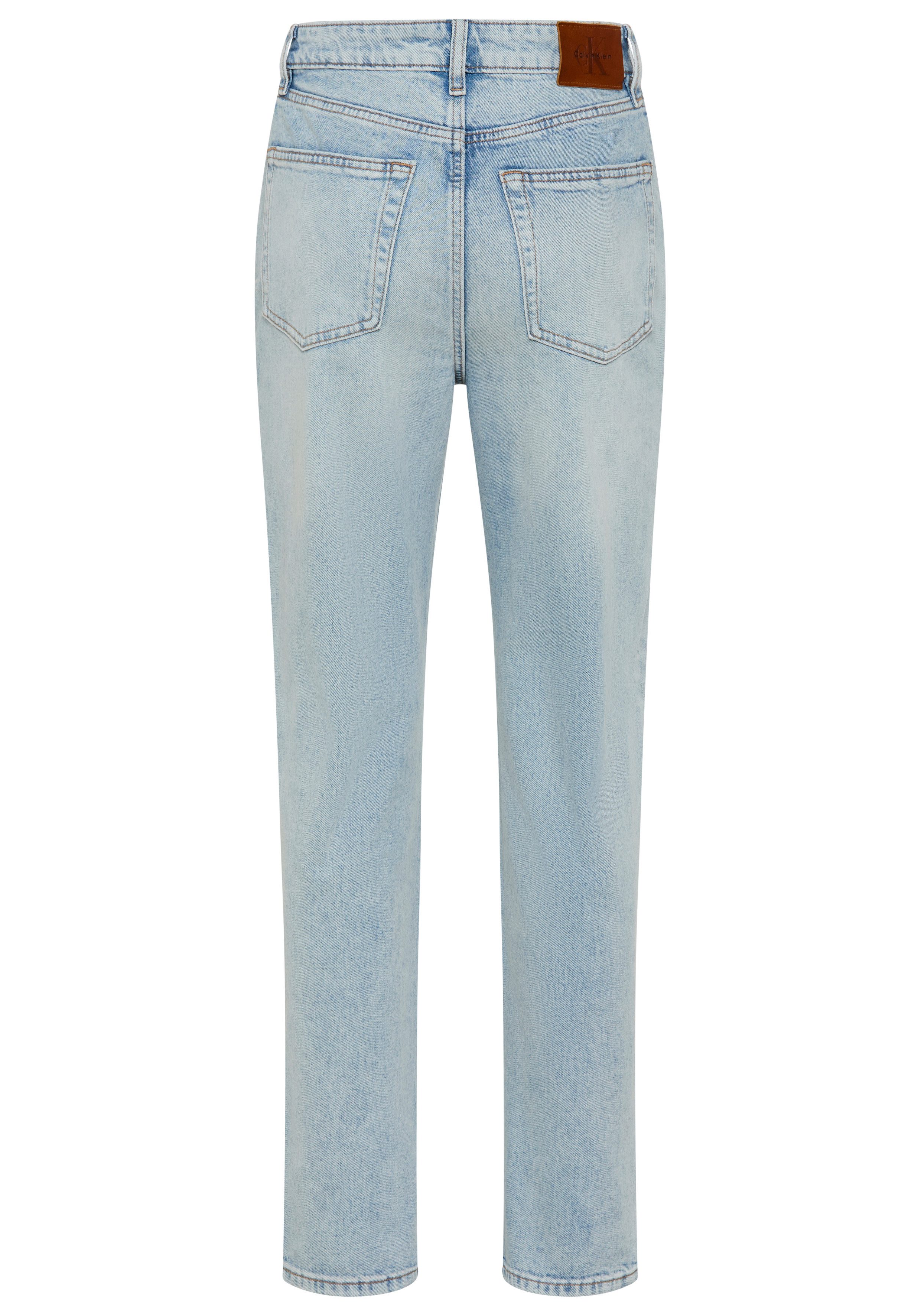 Calvin Klein Jeans Mom-Jeans Stretch-Denim, Used-Washed