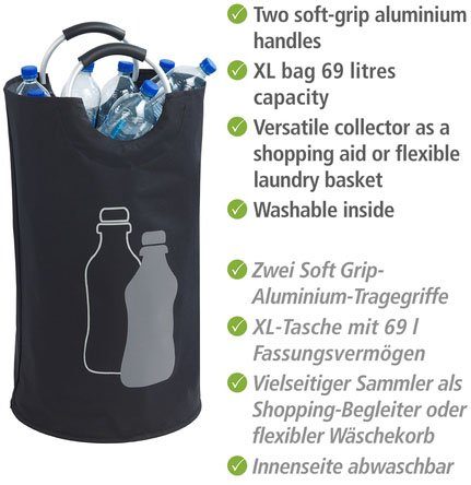 St), Liter Polyestergewebe, Jumbo 69 Multifunktionstasche, Flaschensammler (1 WENKO