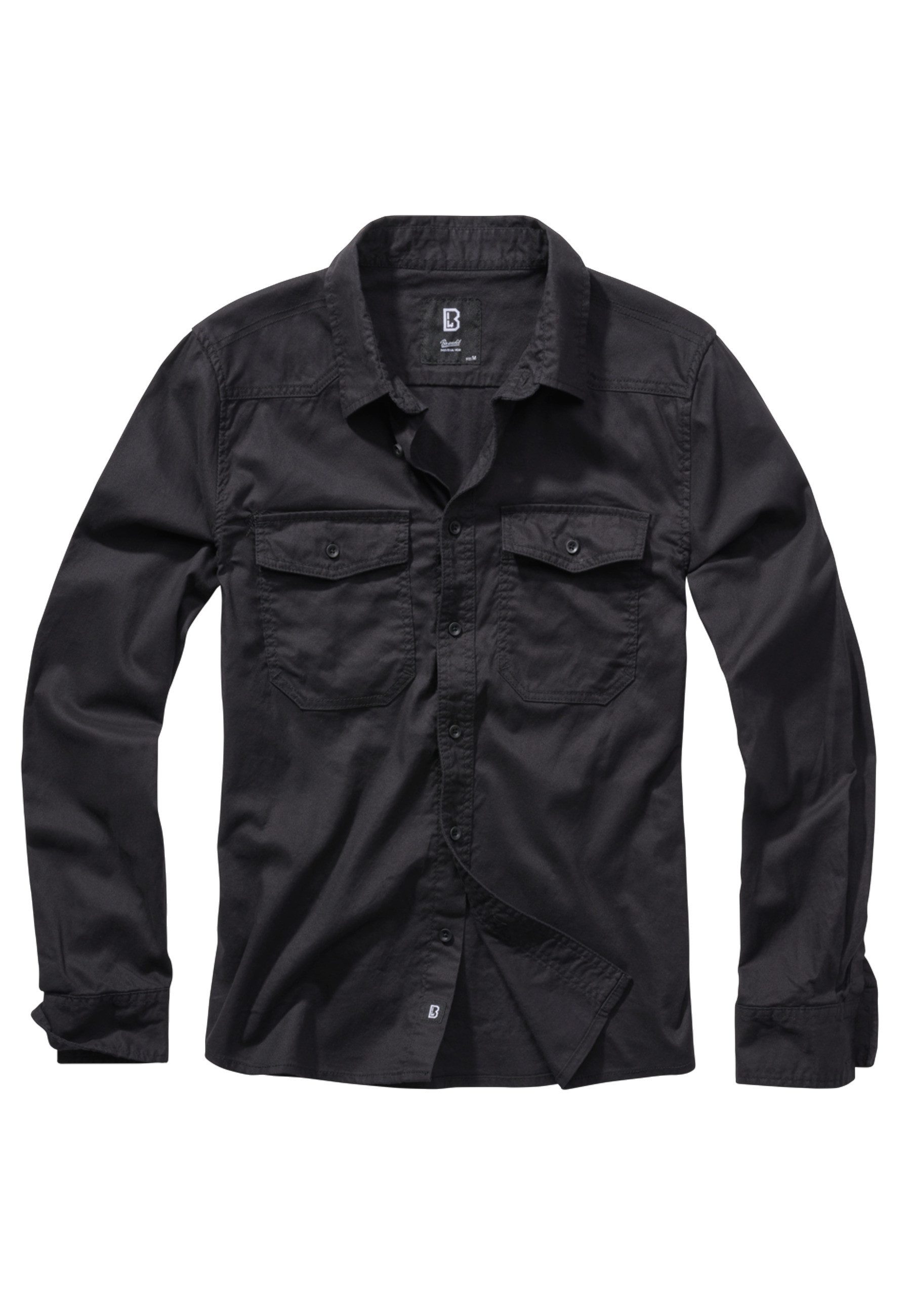 Brandit Langarm-Poloshirt Brandit Herren Flanellshirt (1-tlg) günstig online kaufen