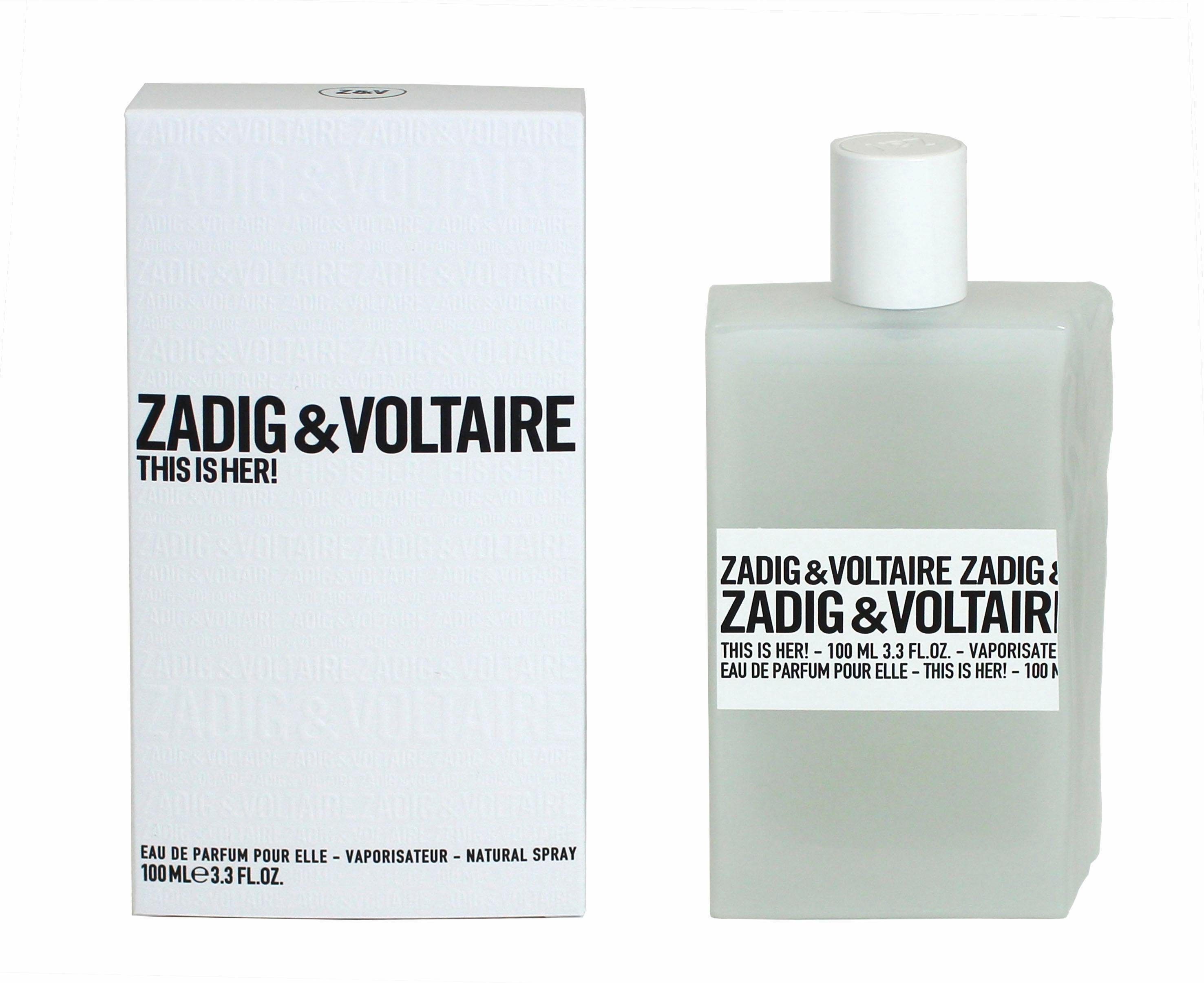 ZADIG & VOLTAIRE Eau de Parfum This is Her!, mit blumig-orientalischer Note