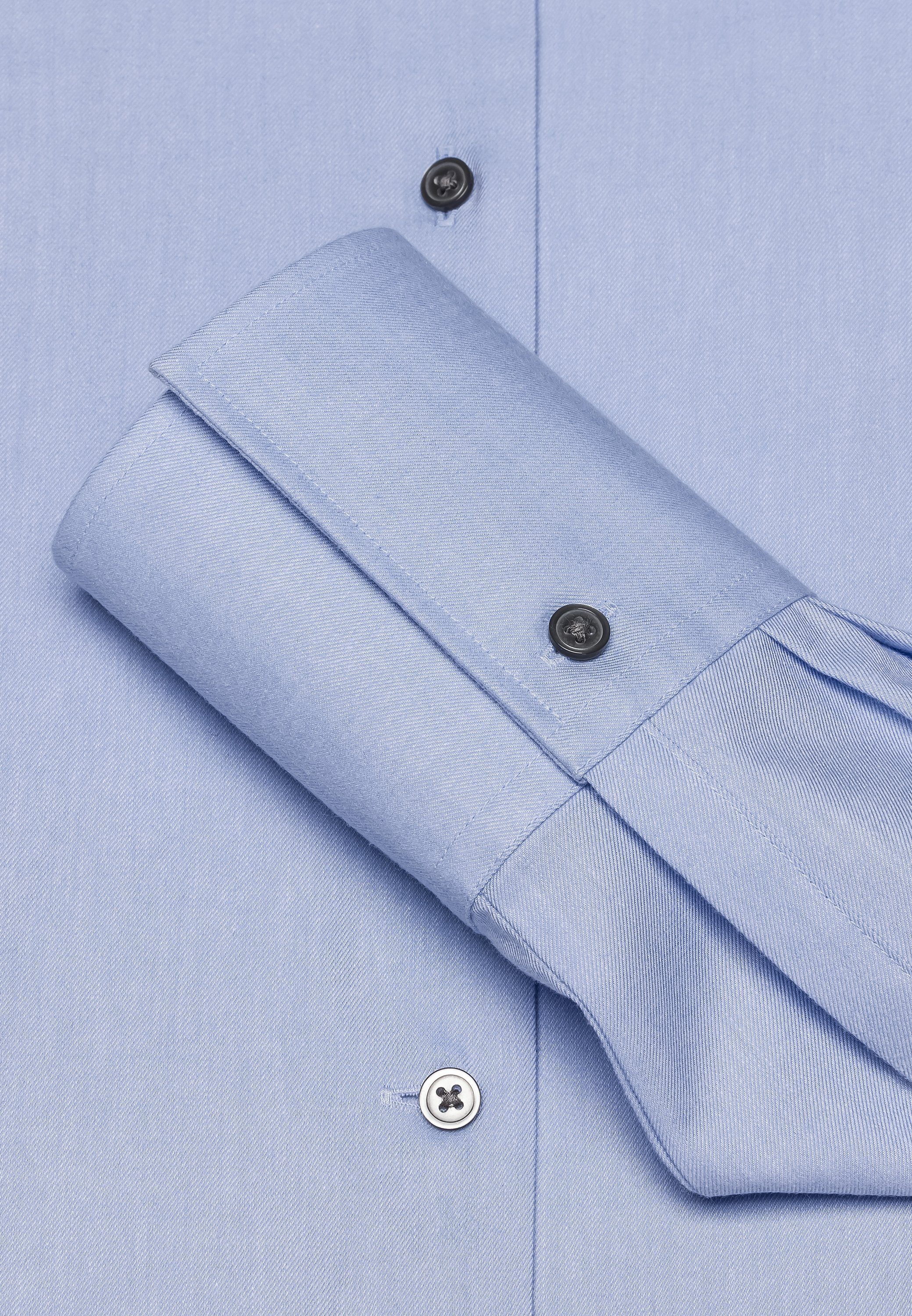 Vincenzo Boretti Klassische Bluse leicht tailliert soft Kelchkragen günstig online kaufen