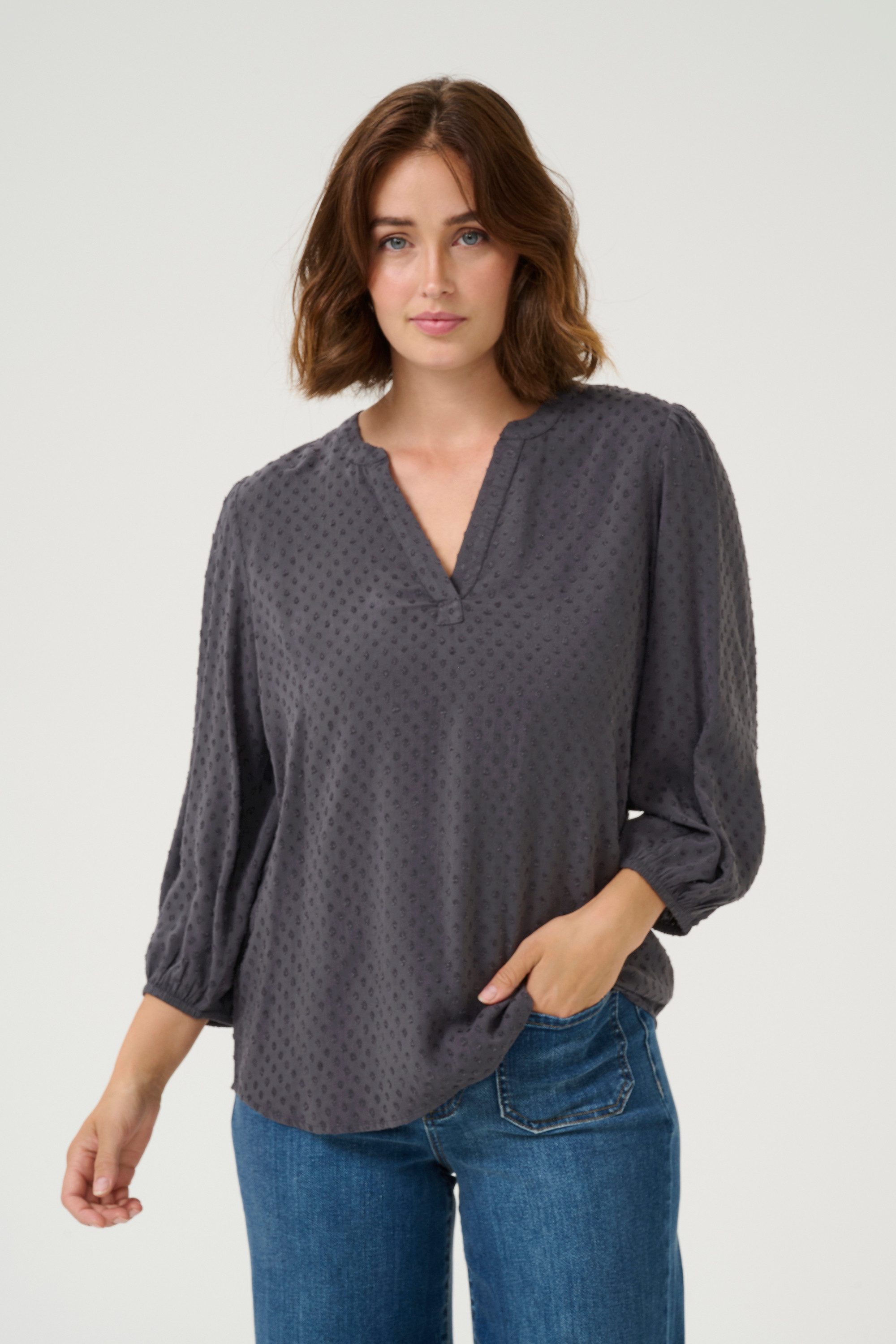 Langarmbluse Langarm-Bluse KAanny
