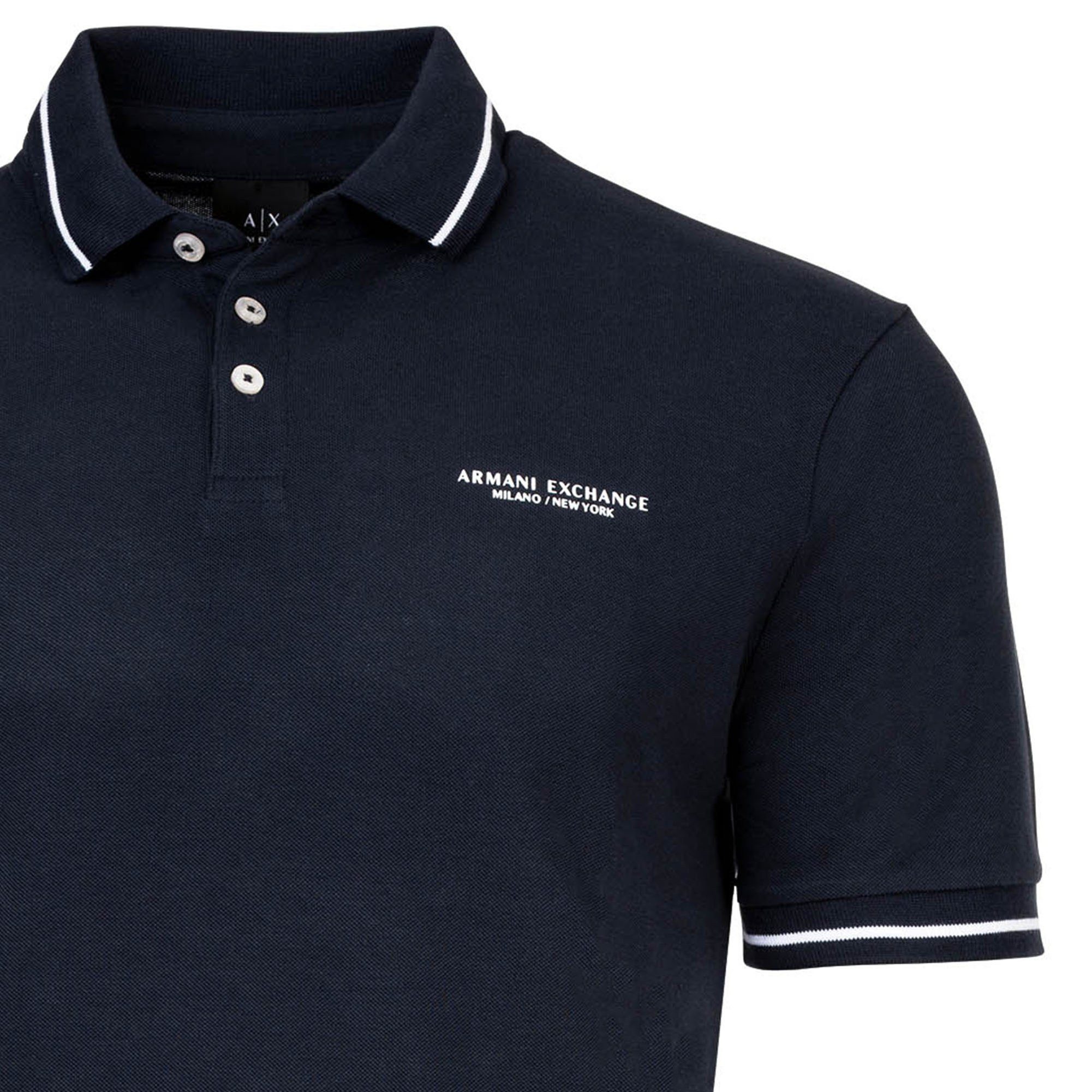 ARMANI EXCHANGE Poloshirt Herren Poloshirt Baumwolle