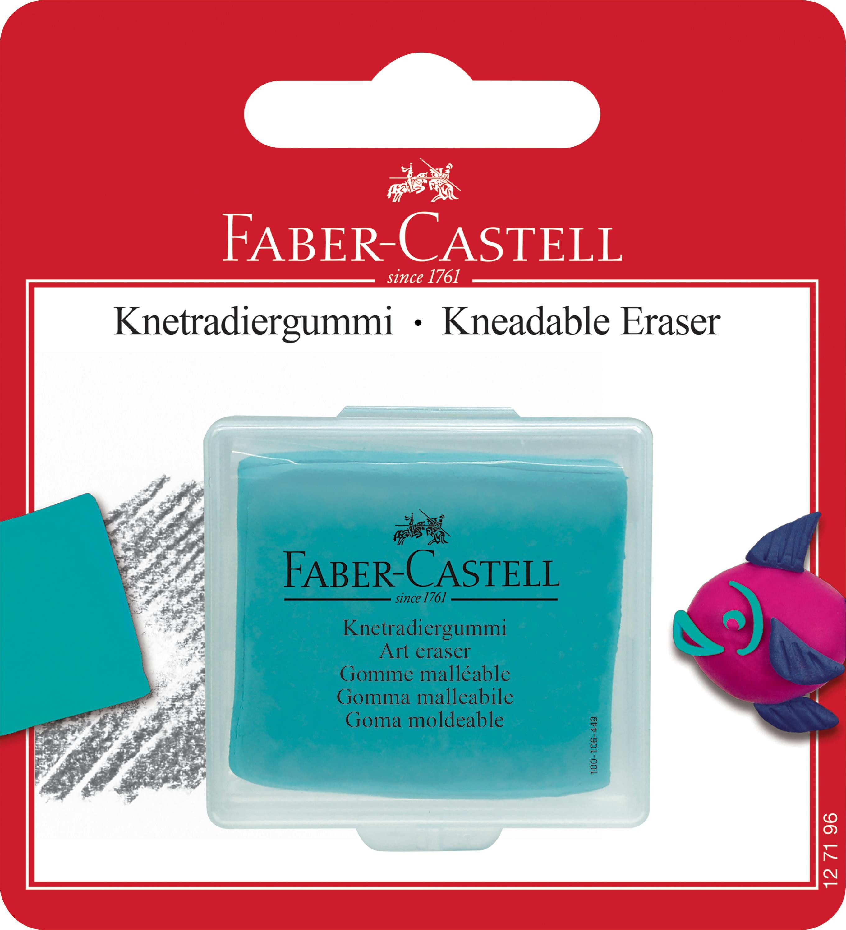 Faber-Castell Radiergummi Faber Castell Radierer Knetg. Trend pink/bl/h-bl 40x35x10 BK