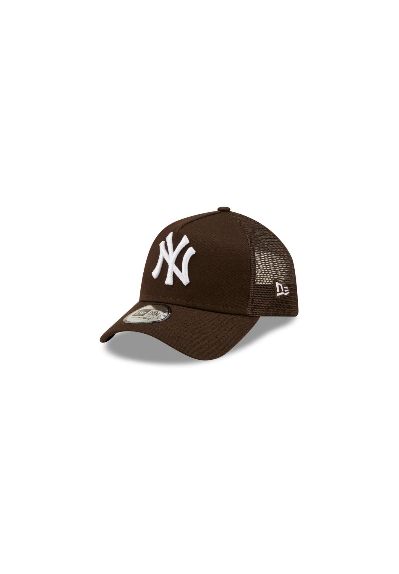 New Era Baseball Cap New York Yankees MLB League Essential Brown 9Forty Kids A-Frame Adjust (1-St)