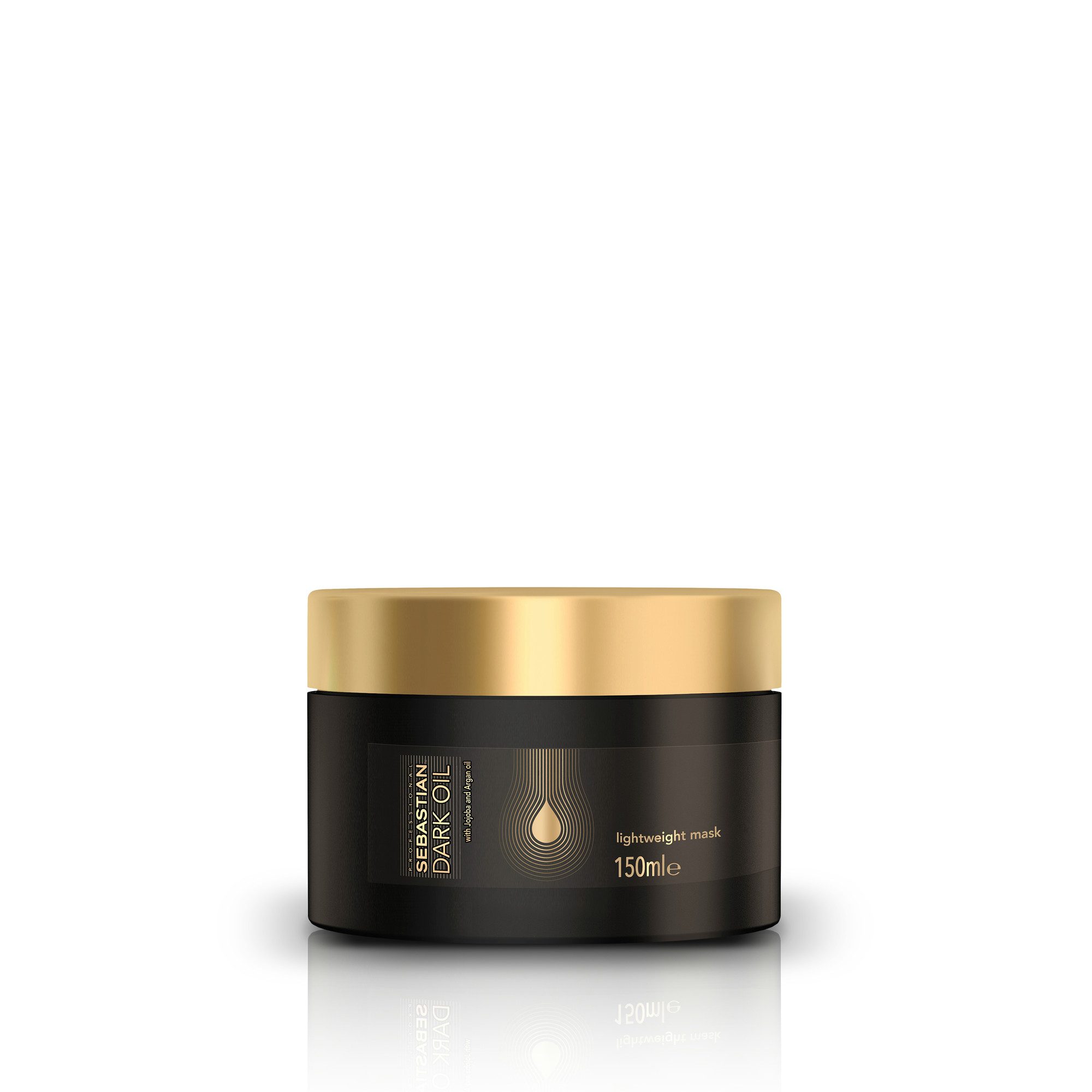 Sebastian Professional Haarmaske DARK OIL SCHWERELOSE HAARMASKE, leichte Pflege, reichhaltige Öle, sorgt für geschmeidiges Haar