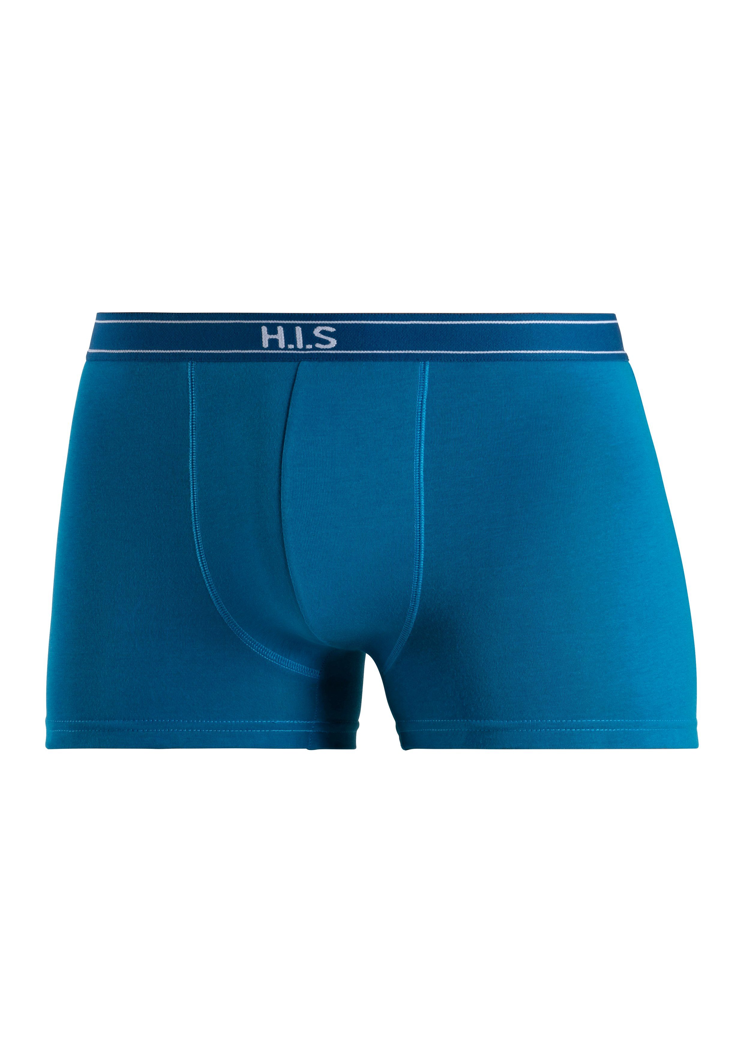 H.I.S Boxer Boxershorts für Herren (Packung, 5-St) mit Steifen und Logo im Bund