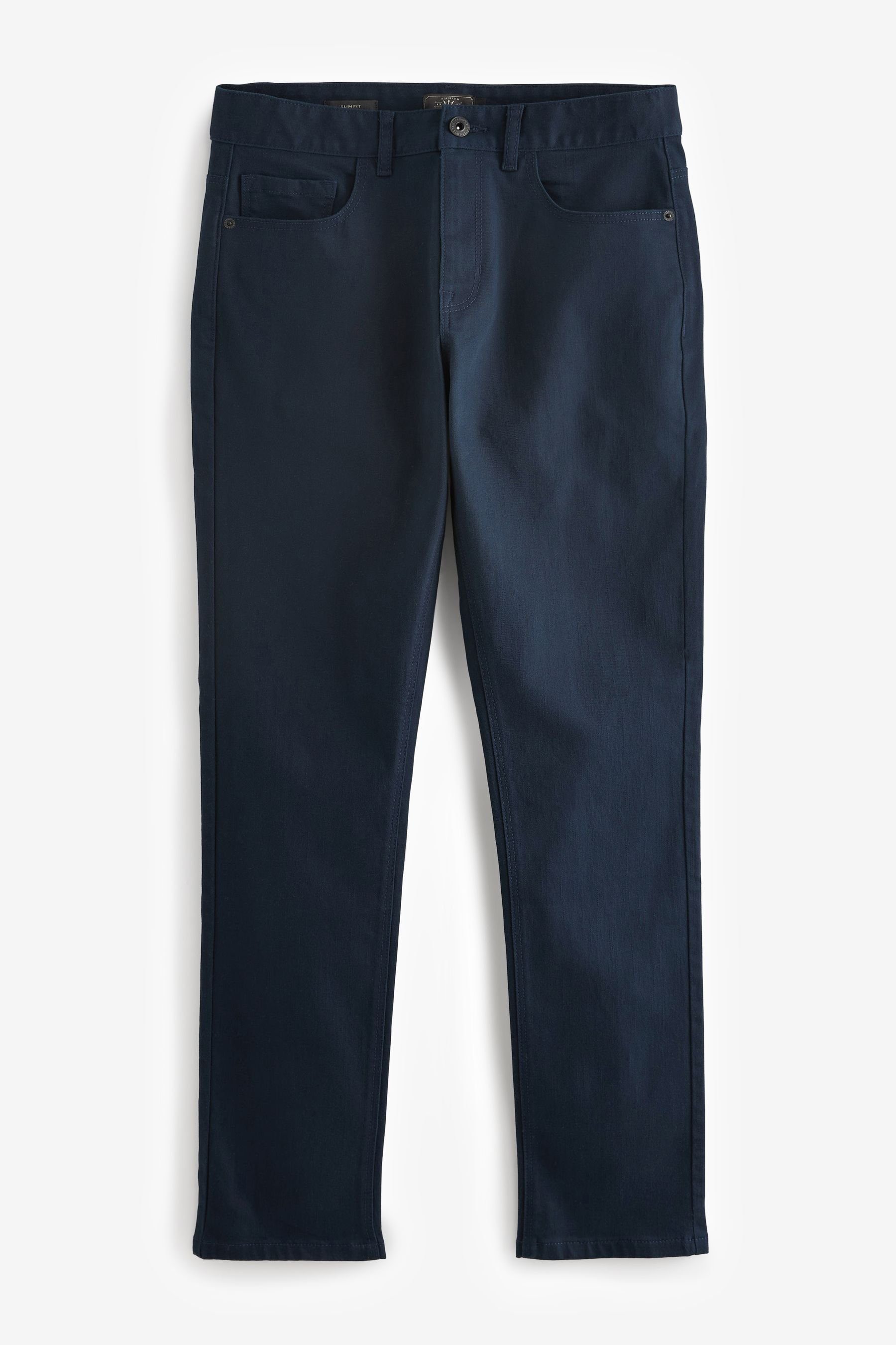 Next Slim-fit-Jeans Essential Slim Fit Jeans mit Stretch (1-tlg) Navy