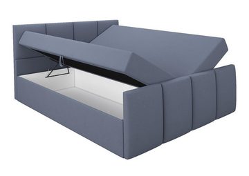 A&J MöbelLand GmbH Boxspringbett ECOS mit Bonell-Matratze und Topper.