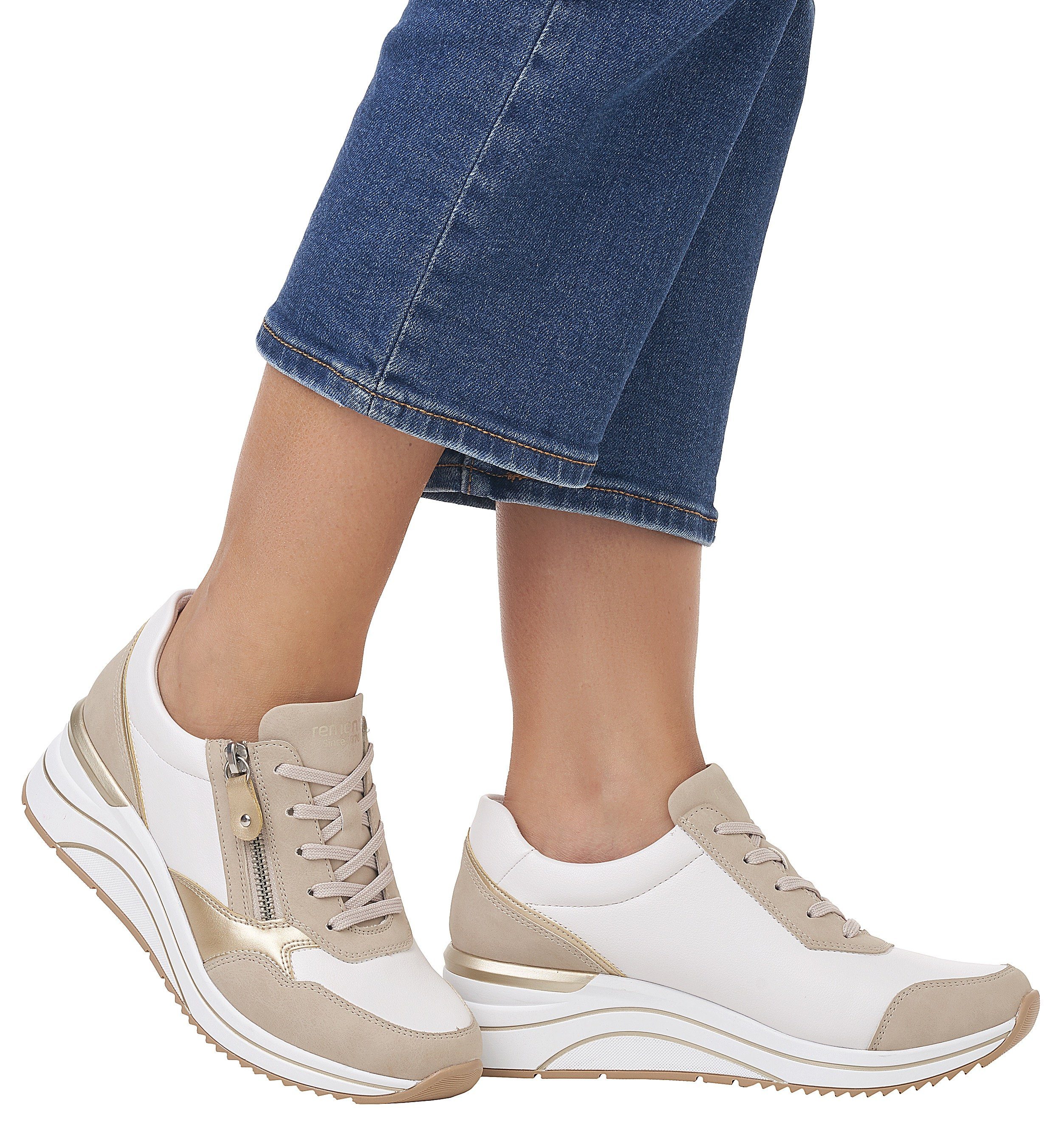 Remonte Keilsneaker, Freizeitschuh, Halbschuh, Schnürschuh, vegane günstig online kaufen