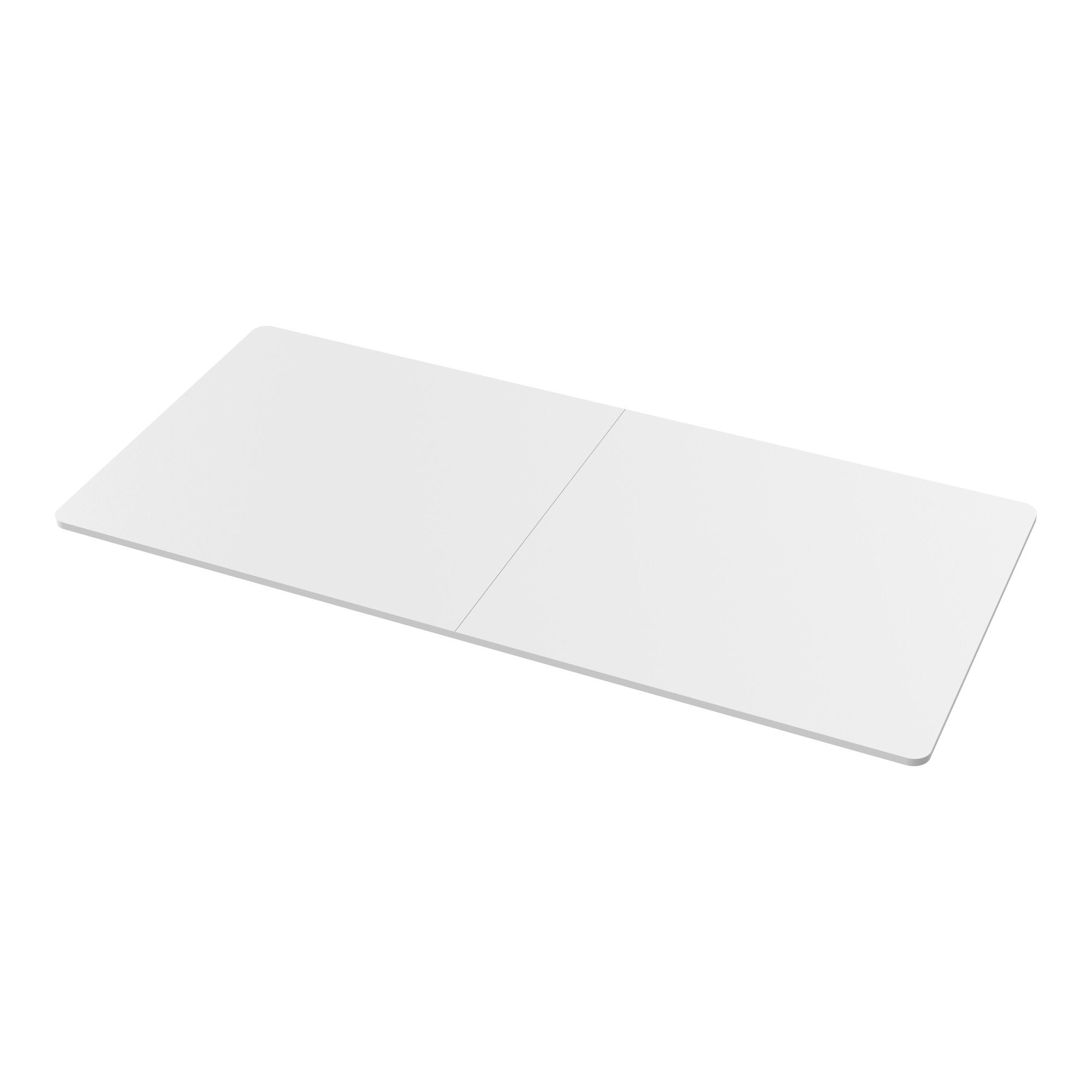 pro.tec Tischplatte, »Kirkkonummi« zweiteilig aus Spanplatte 160x75cm Weiß