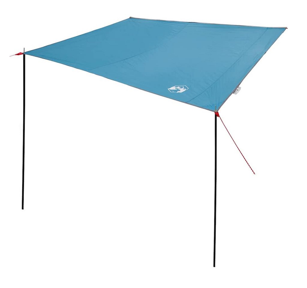 vidaXL Kuppelzelt Wohnwagenmarkise 240 x 460 cm Wasserdicht Blau Taft, Personen: 1 (1 tlg)