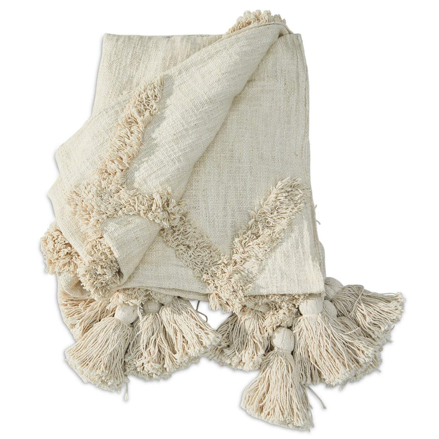 Mirabeau Tagesdecke Plaid Linares creme