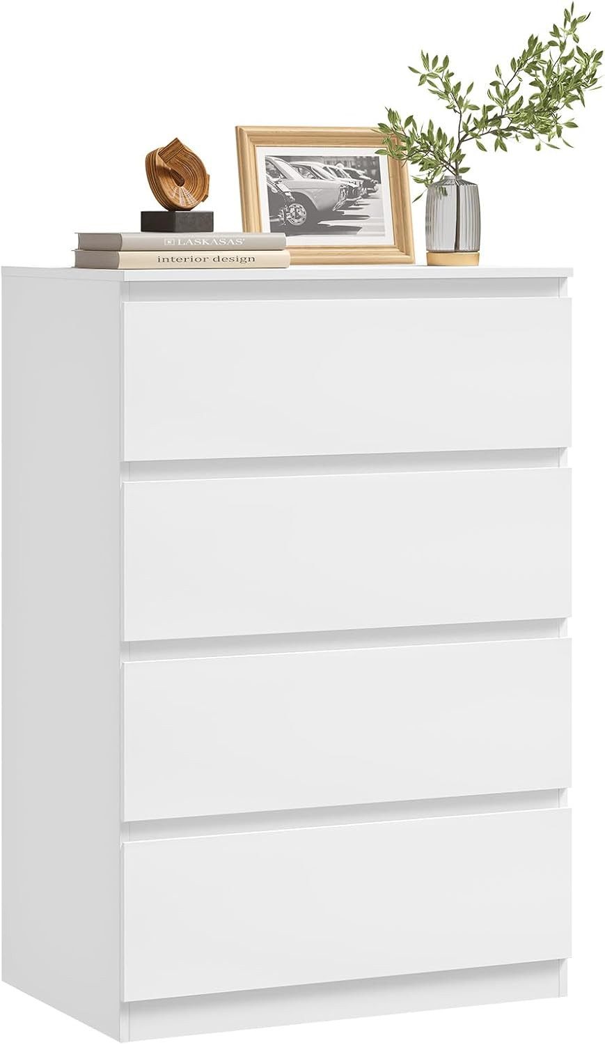 Woltu Kommode, Schubladenschrank Wohnzimmer Schlafzimmer Flur, 60x90x40 cm