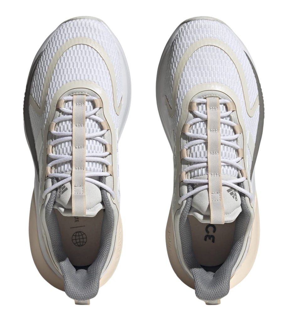 adidas Performance Alphabounce+ Sustainable Bounce weiss/beige/grau Damen Sneaker – Bild 3 von 5