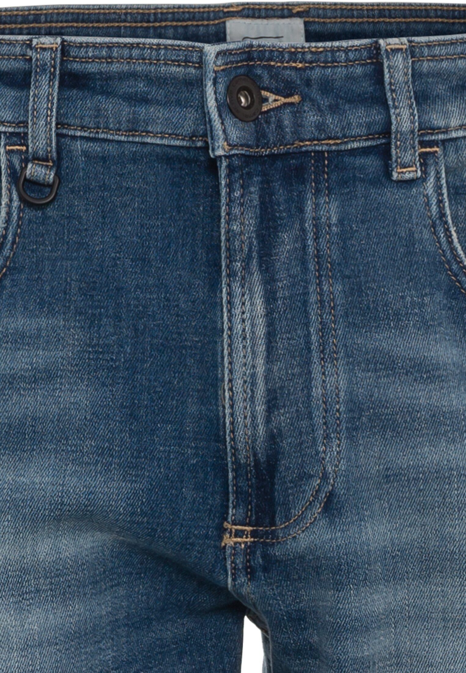 mit Fit 5-Pocket-Jeans Tapered camel Jeans Smartphone Tasche active