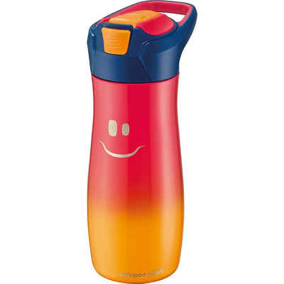 MAPED Trinkflasche »Edelstahl-Trinkflasche rot/orange, 580 ml«