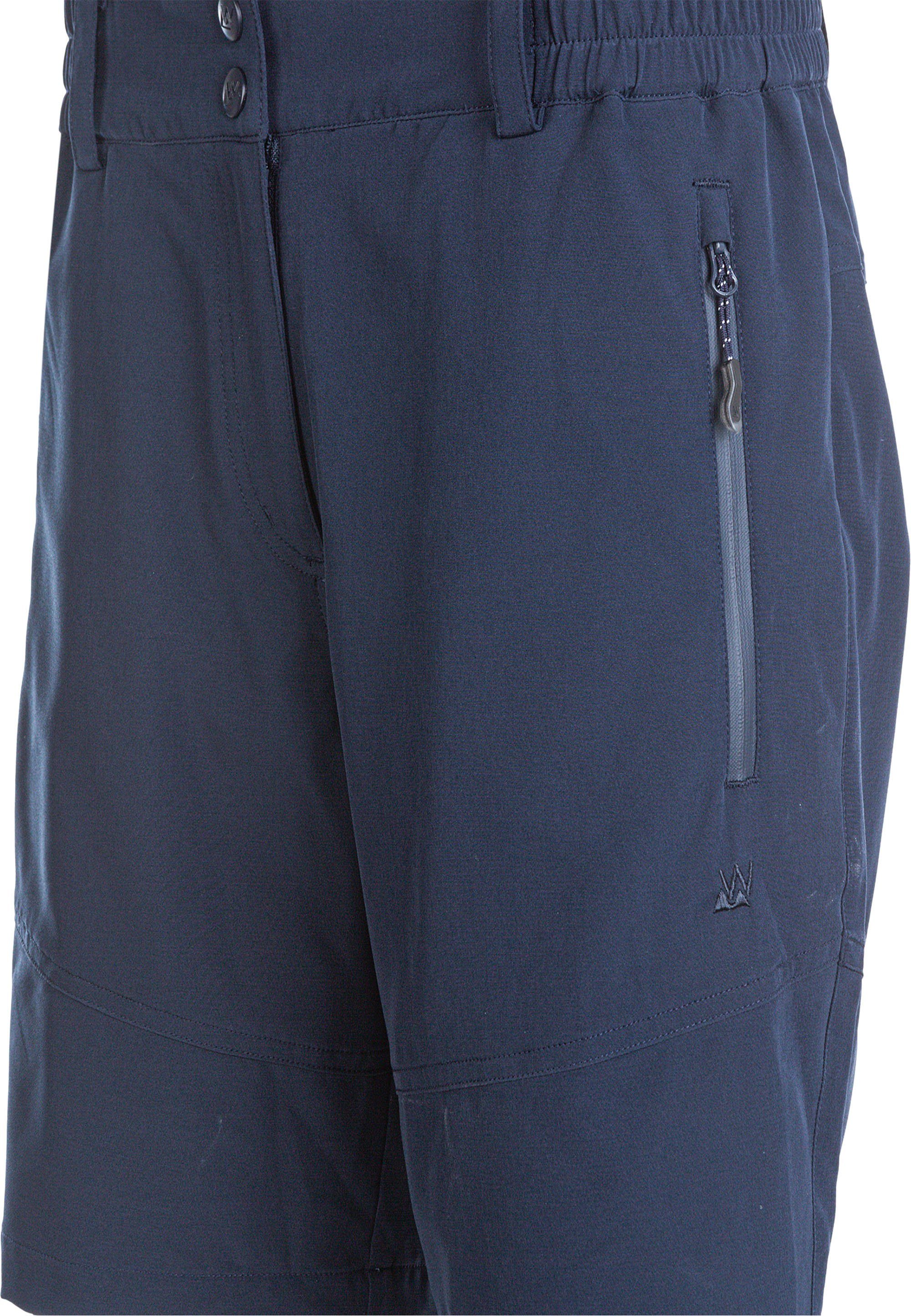 LALA dunkelblau Funktionsstretch komfortablem Shorts extra mit WHISTLER
