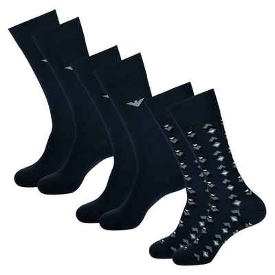 Emporio Armani Businesssocken Short Socks (3-Paar) in edler Geschenkbox