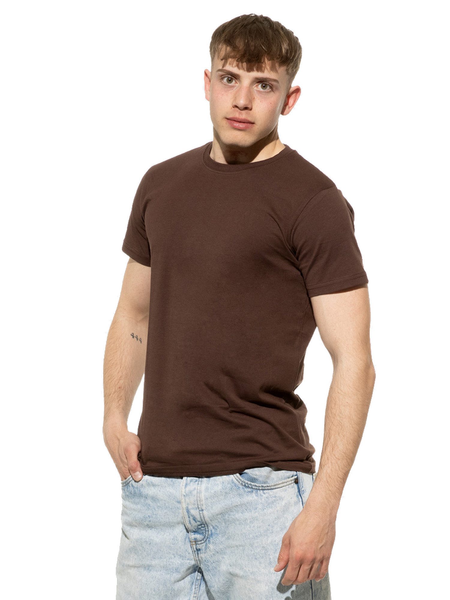 Cotton Prime® T-Shirt Basic O-Neck (5-tlg) in trageangenehmer Baumwollquali günstig online kaufen