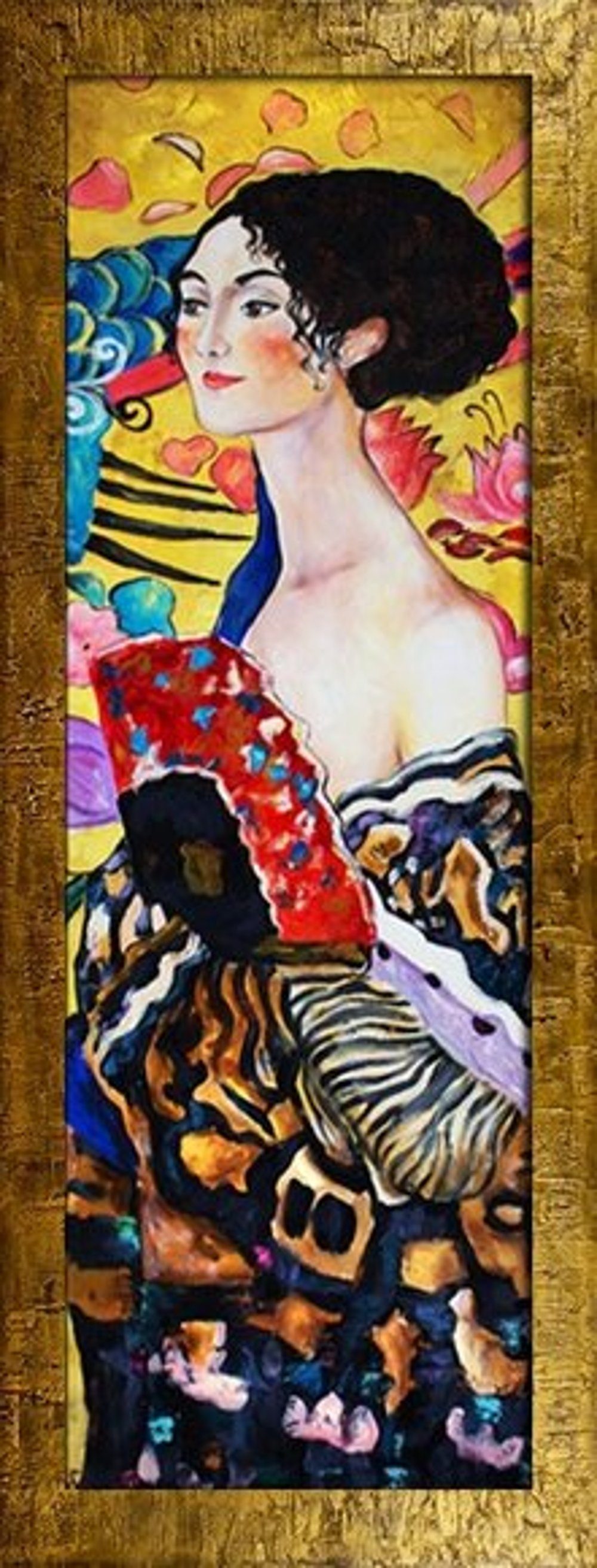 JVmoebel Gemälde Gustav Klimt »G16976«, jedes Bild ein Unikat, handgearbeitet