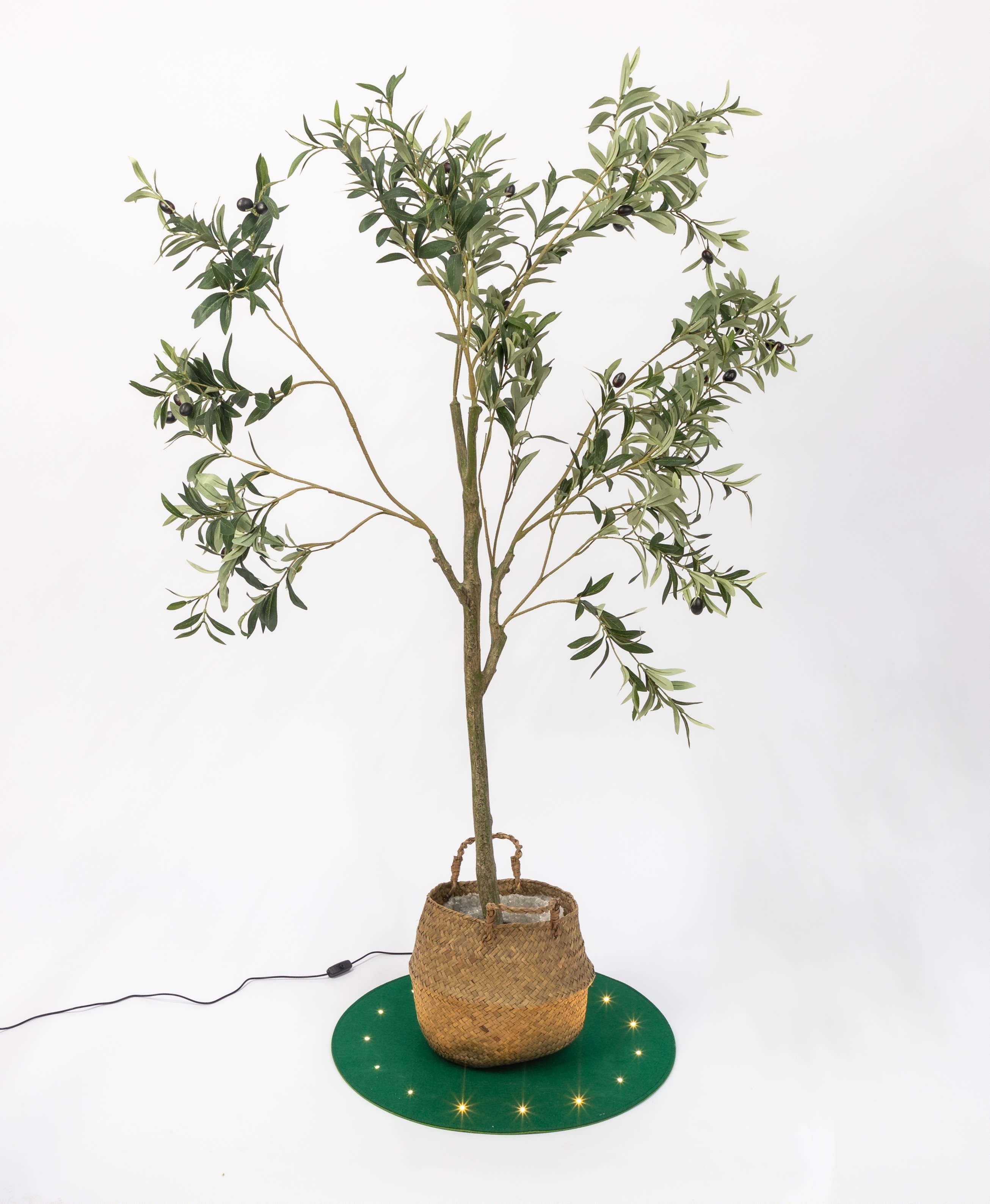 RAIKOU Teppich LED Filzunterlage / Weihnachtsbaum günstig online kaufen