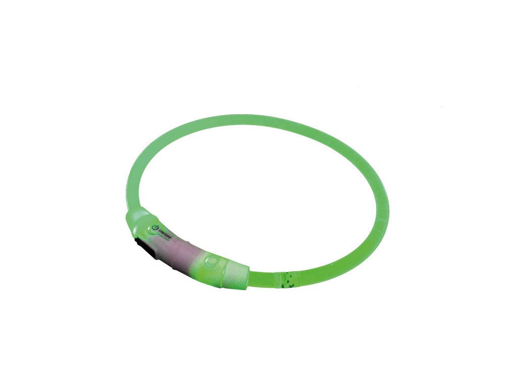 Nobby Hundehalsbandleuchte Nobby LED Leuchthalsband Visible M transparent