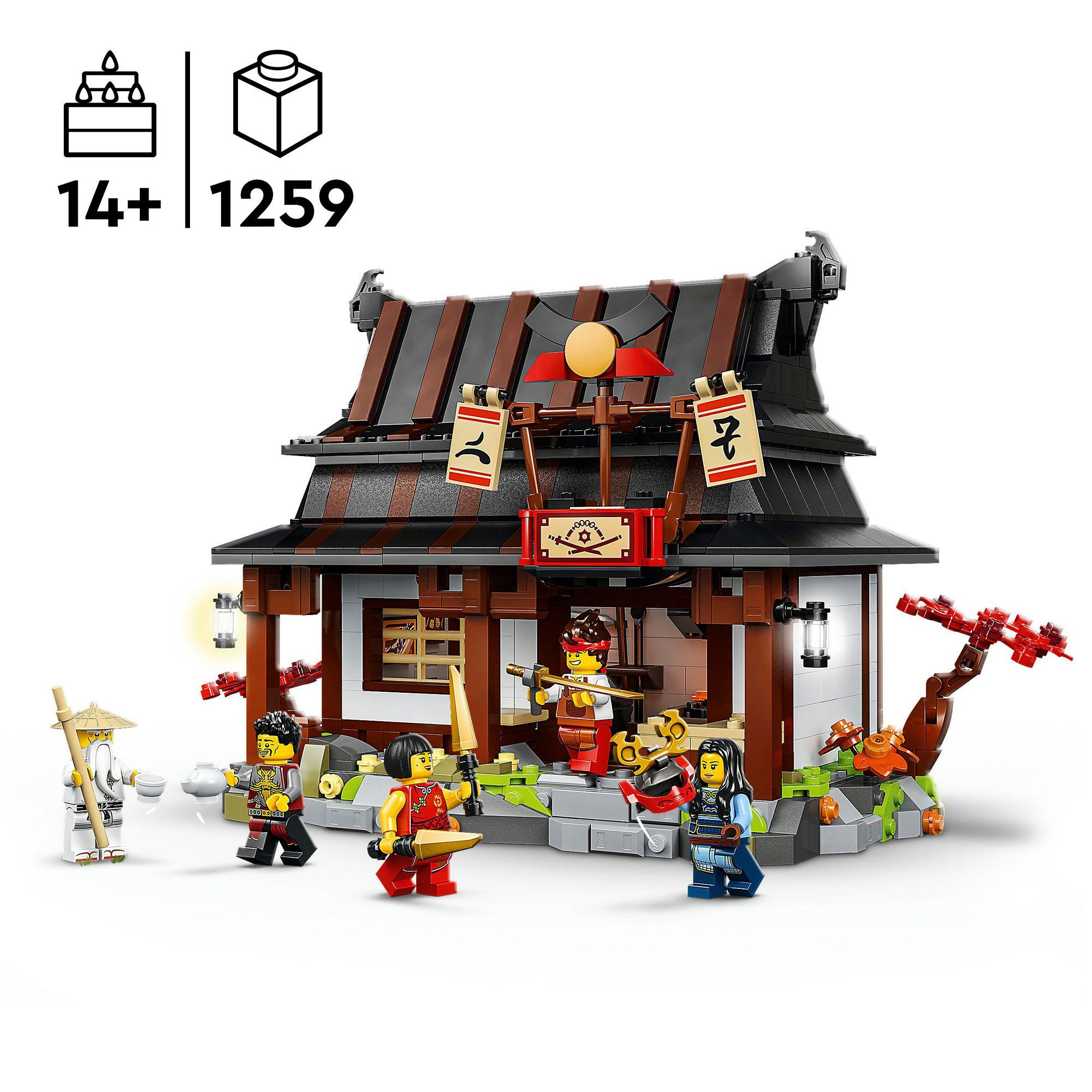 LEGO® 15-jähriges Jubiläum der Vier-Waffen-Schmiede (71858), LEGO Ninjago Konstruktionsspielsteine, (1259 St), Made in Europe