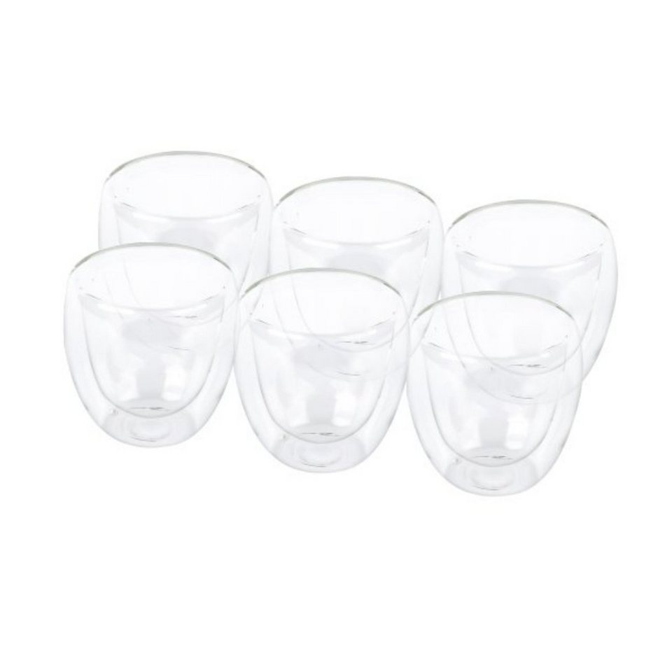 axentia Espressoglas Isolierglas, 6er-Set, doppelw.ca. 250 ml 133922