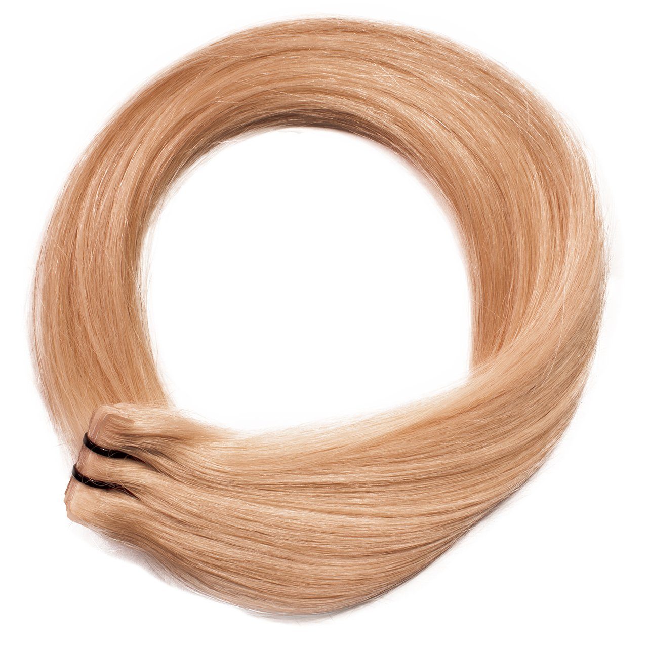 Tape Premium - Echthaar-Extension Invisible Extensions 40cm hair2heart Hellblond #8/0