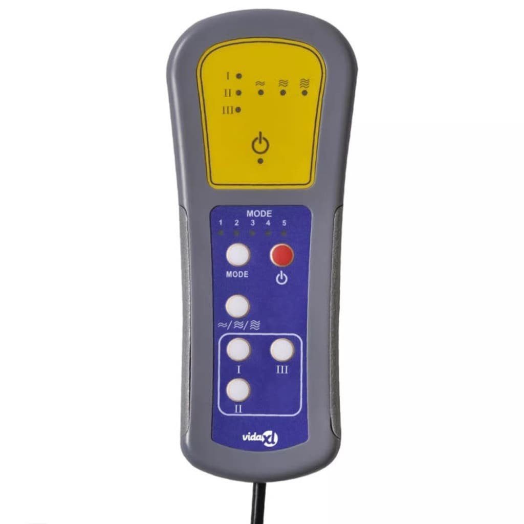 Braun (1-St) Elektrisch Kunstleder Massagesessel Massagesessel vidaXL