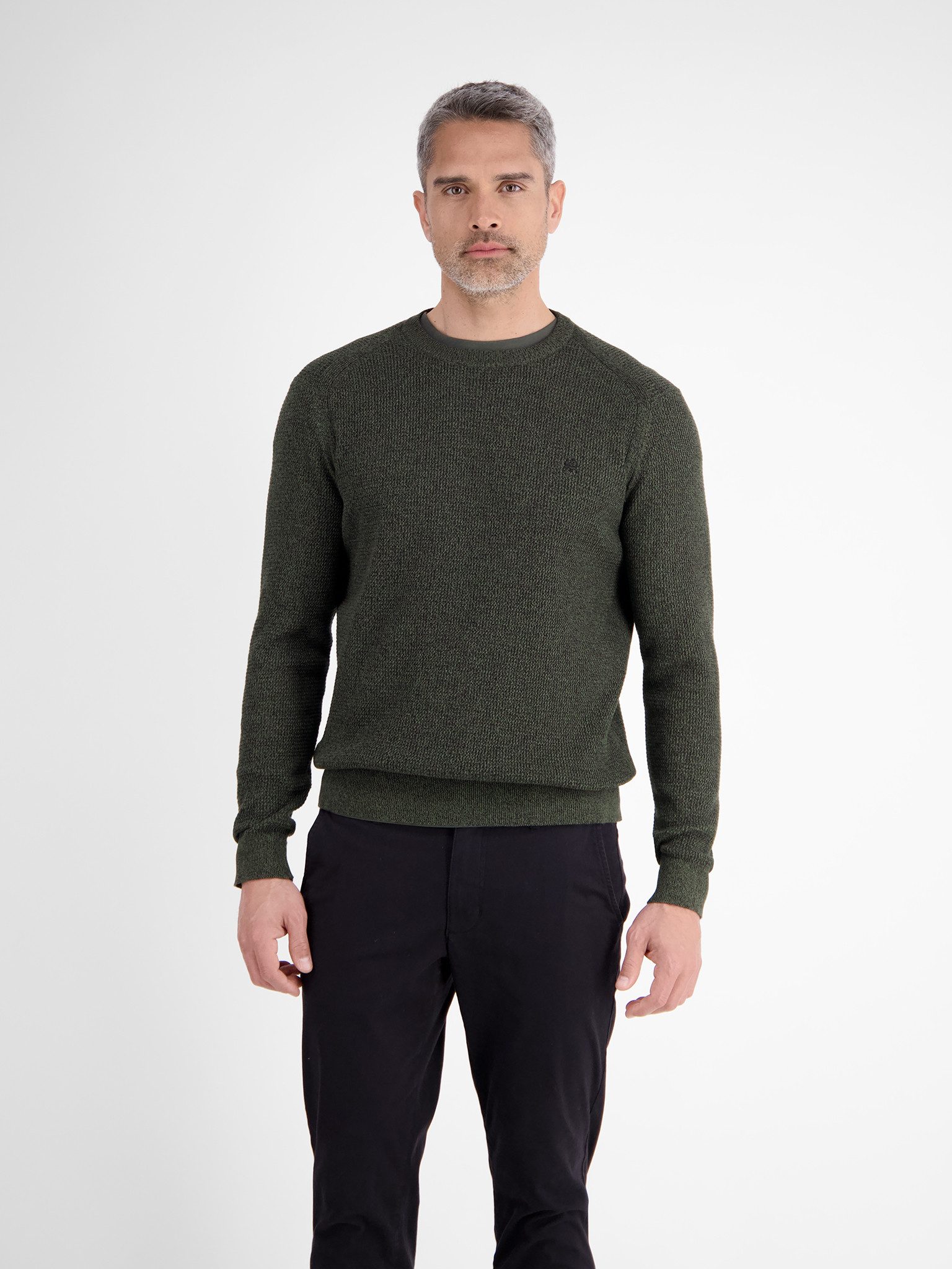 LERROS Strickpullover mit Logo-Stickerei und in günstig online kaufen