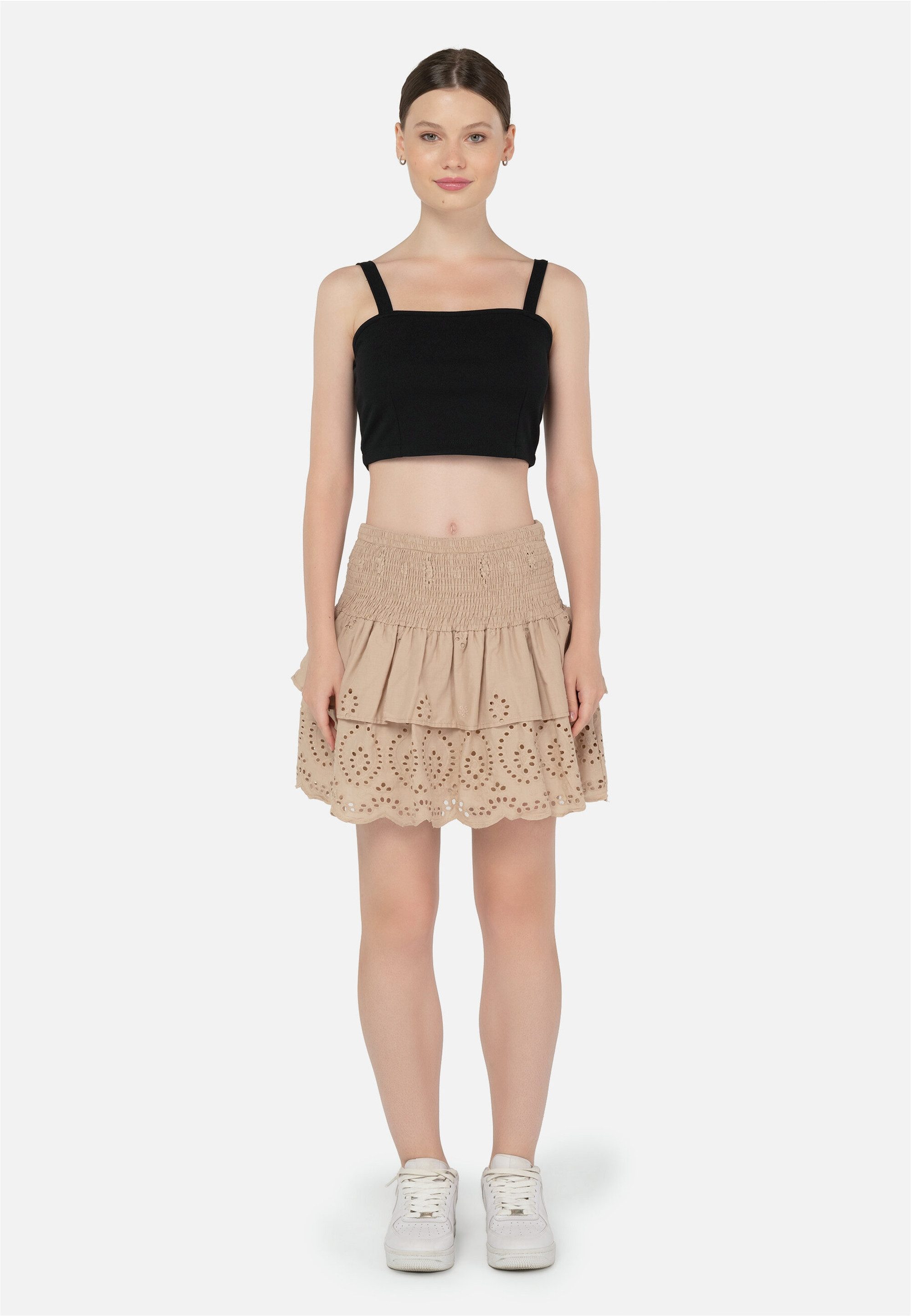 freshlions Sommerrock "Samantha" 1 Stk. tlg. im Stufen-Design günstig online kaufen