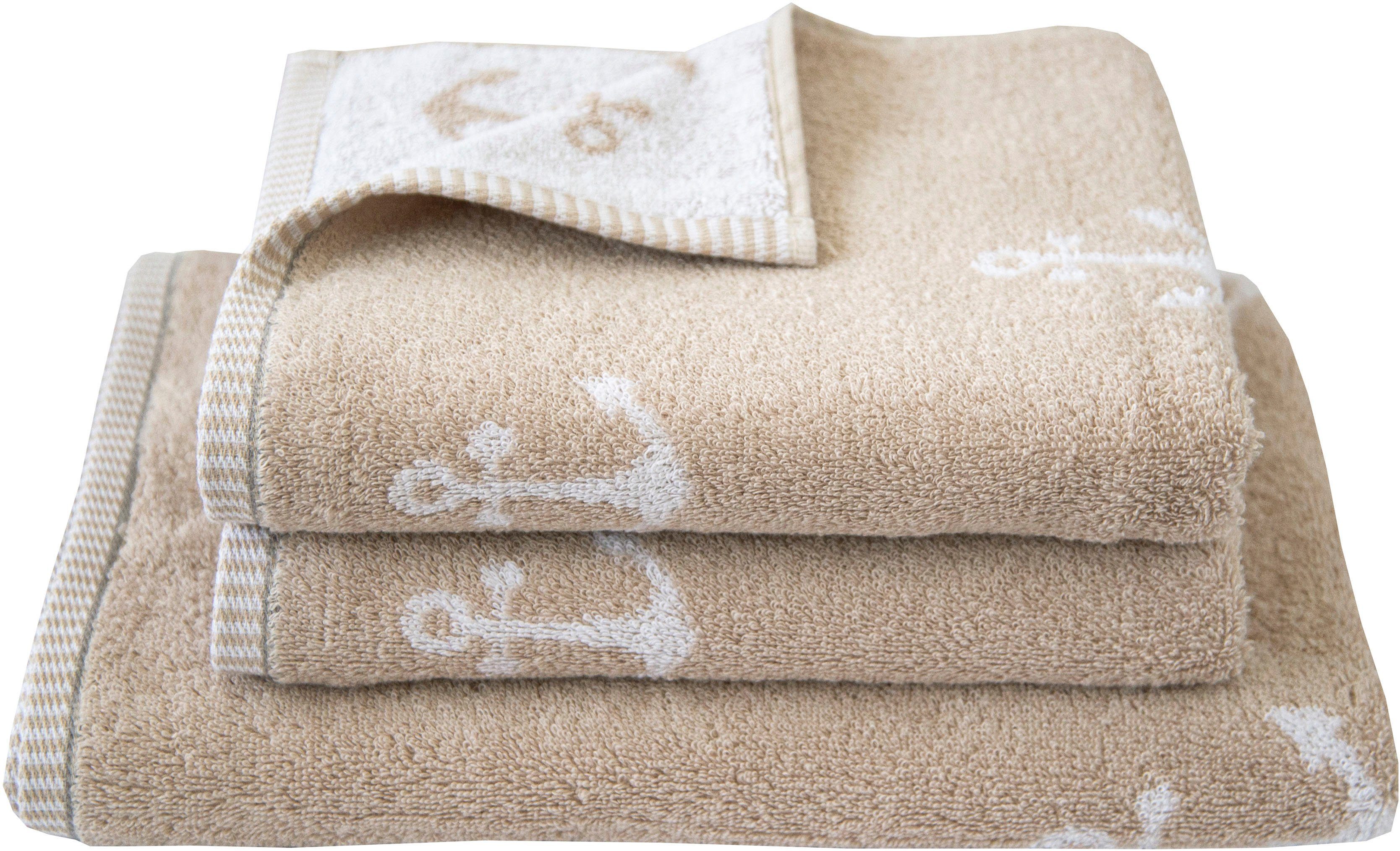 Dyckhoff Handtuch Maritim, Nautic, Frottier (1-St) günstig online kaufen