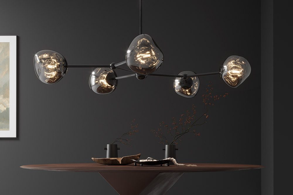 riess-ambiente Hängeleuchte LIQUID DIAMOND 100cm smoke günstig online kaufen