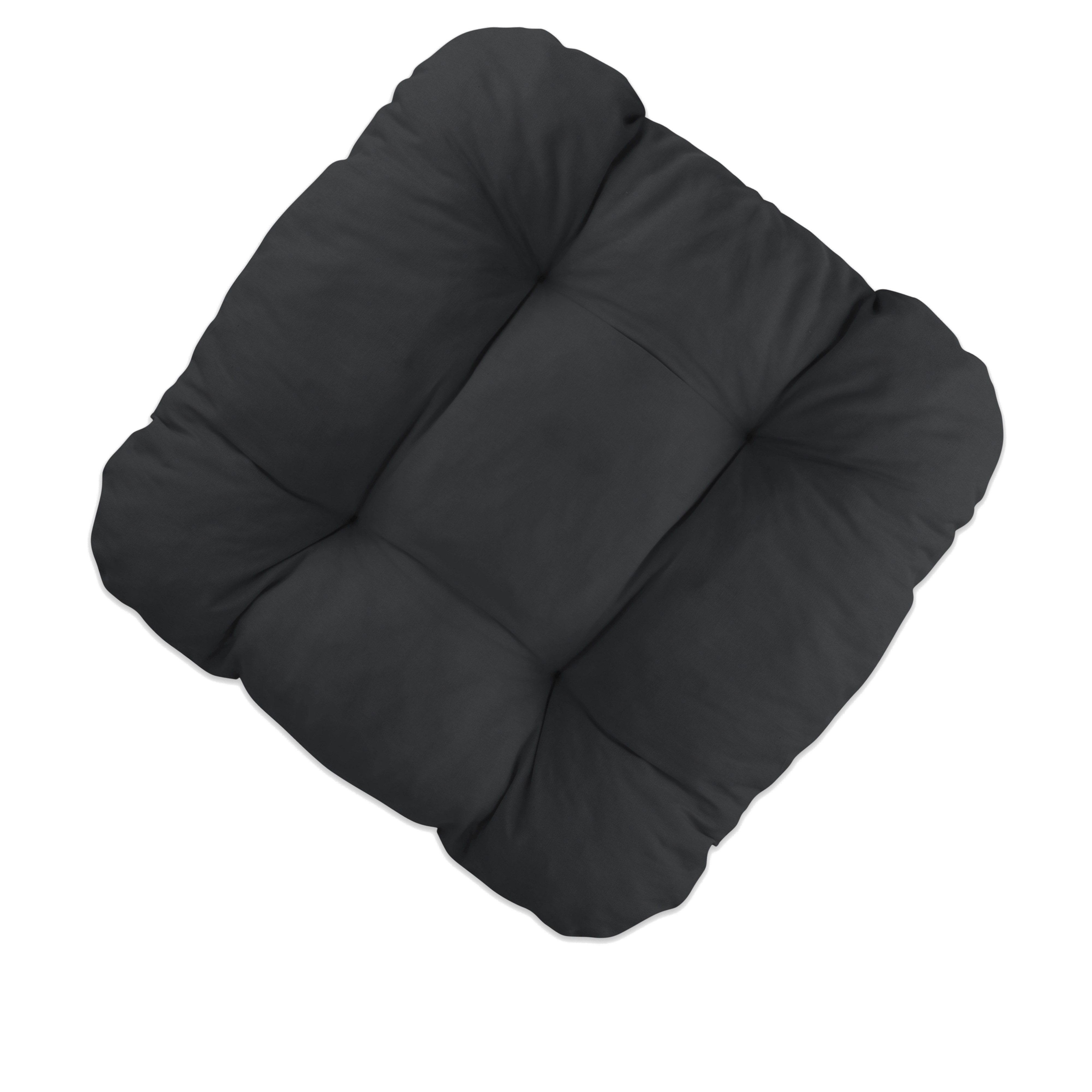 LILENO HOME Stuhlkissen Подушки für Gartenstuhl, Küchenstuhl oder Esszimmerstuhl, Bequeme Indoor u. Outdoor Stuhlauflage als Stuhl Подушки Schwarz