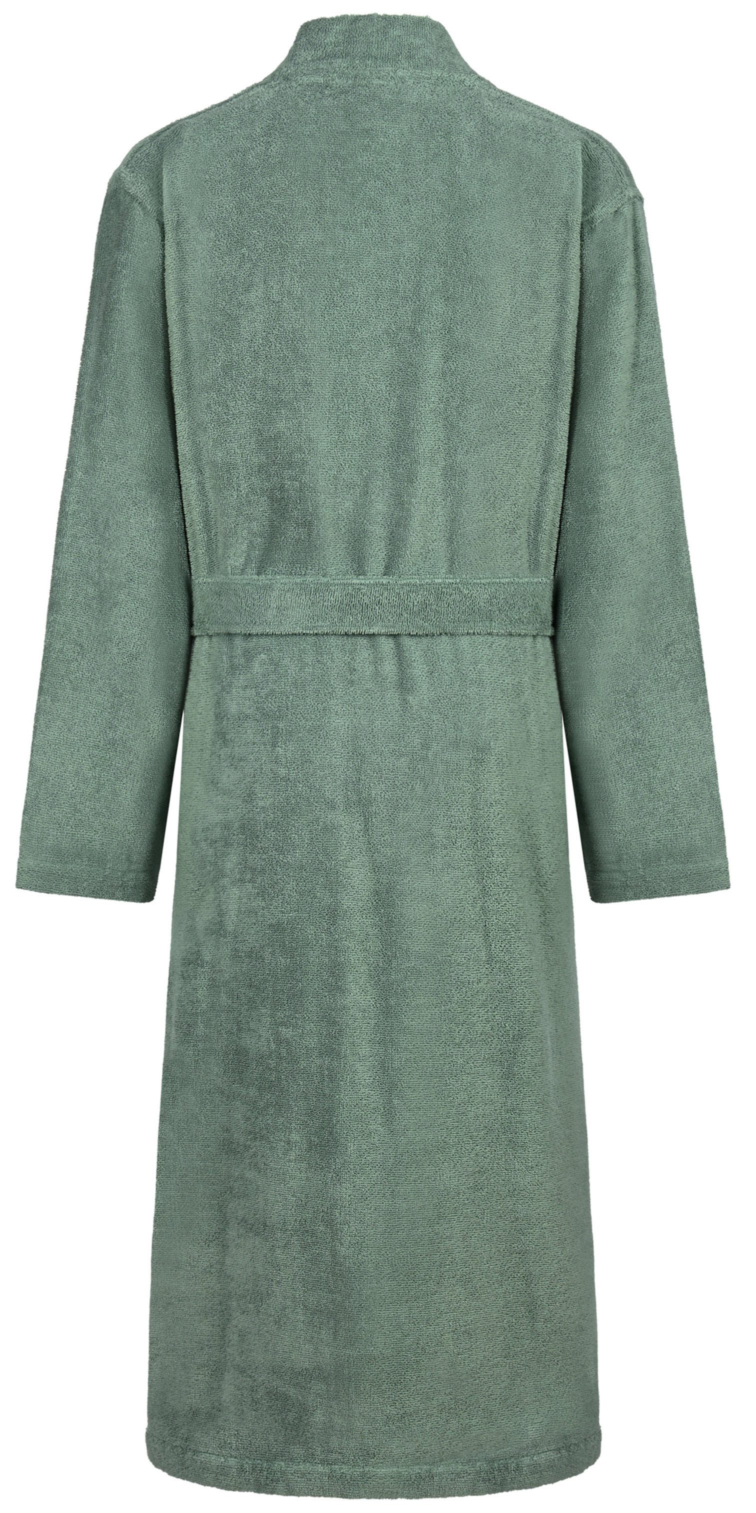 Cawö Home Bademäntel Damen Kimono Uni 826 - Farbe: fjord - 47 - M günstig online kaufen