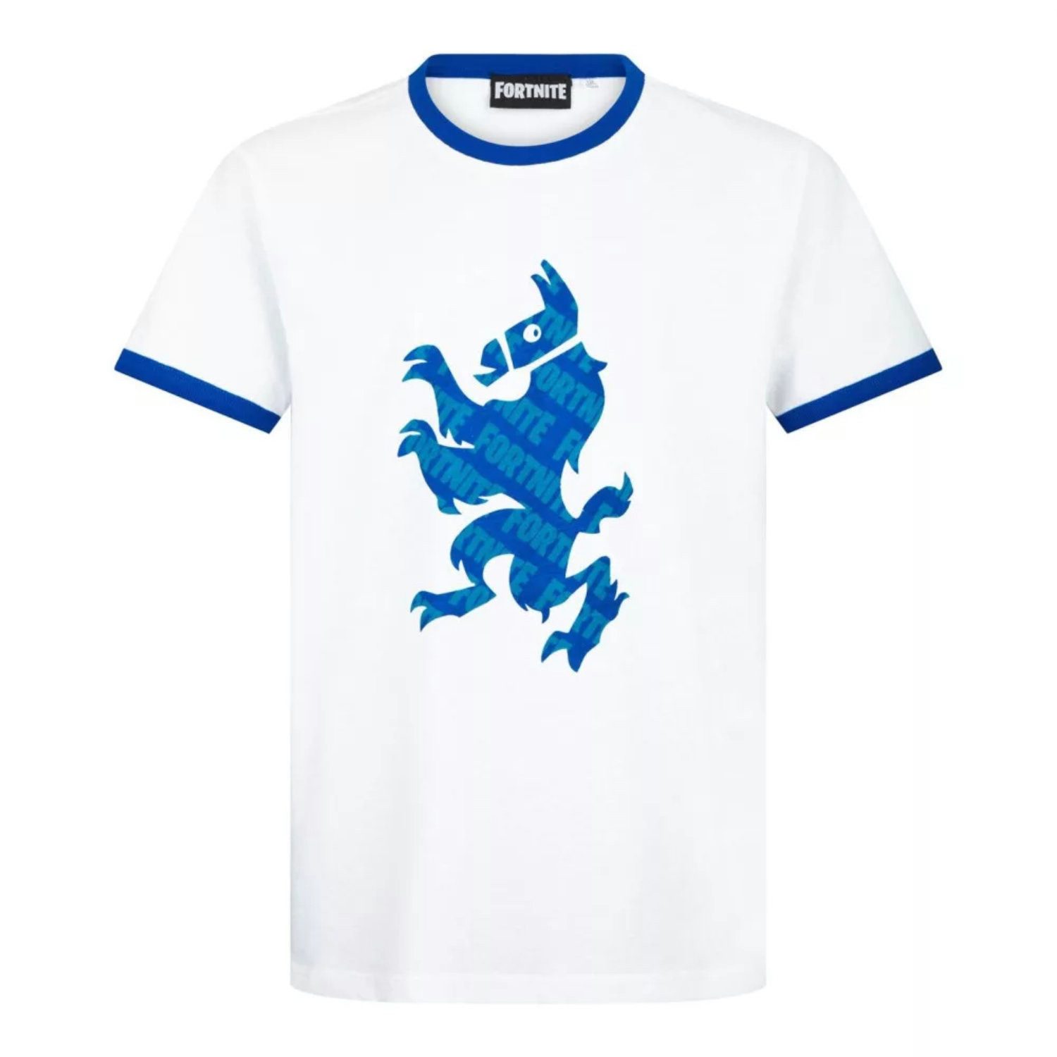 Fortnite Print-Shirt Gamer Fortnite Lama Jungen kurzarm T-Shirt Shirt 100% Baumwolle, Gr. 140 bis 164