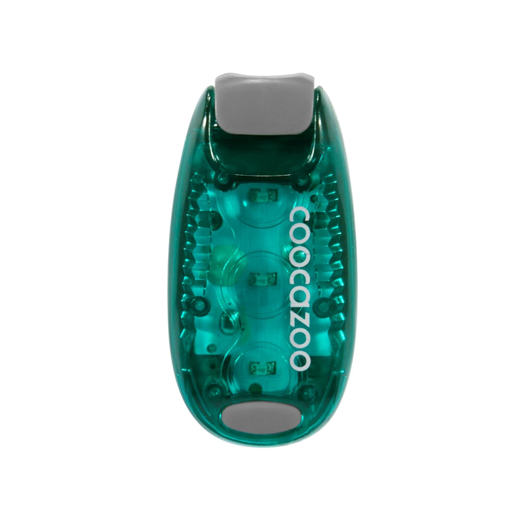 coocazoo Ringlicht LED-Sicherheitsklemmleuchte "Fresh Mint", schwarz-