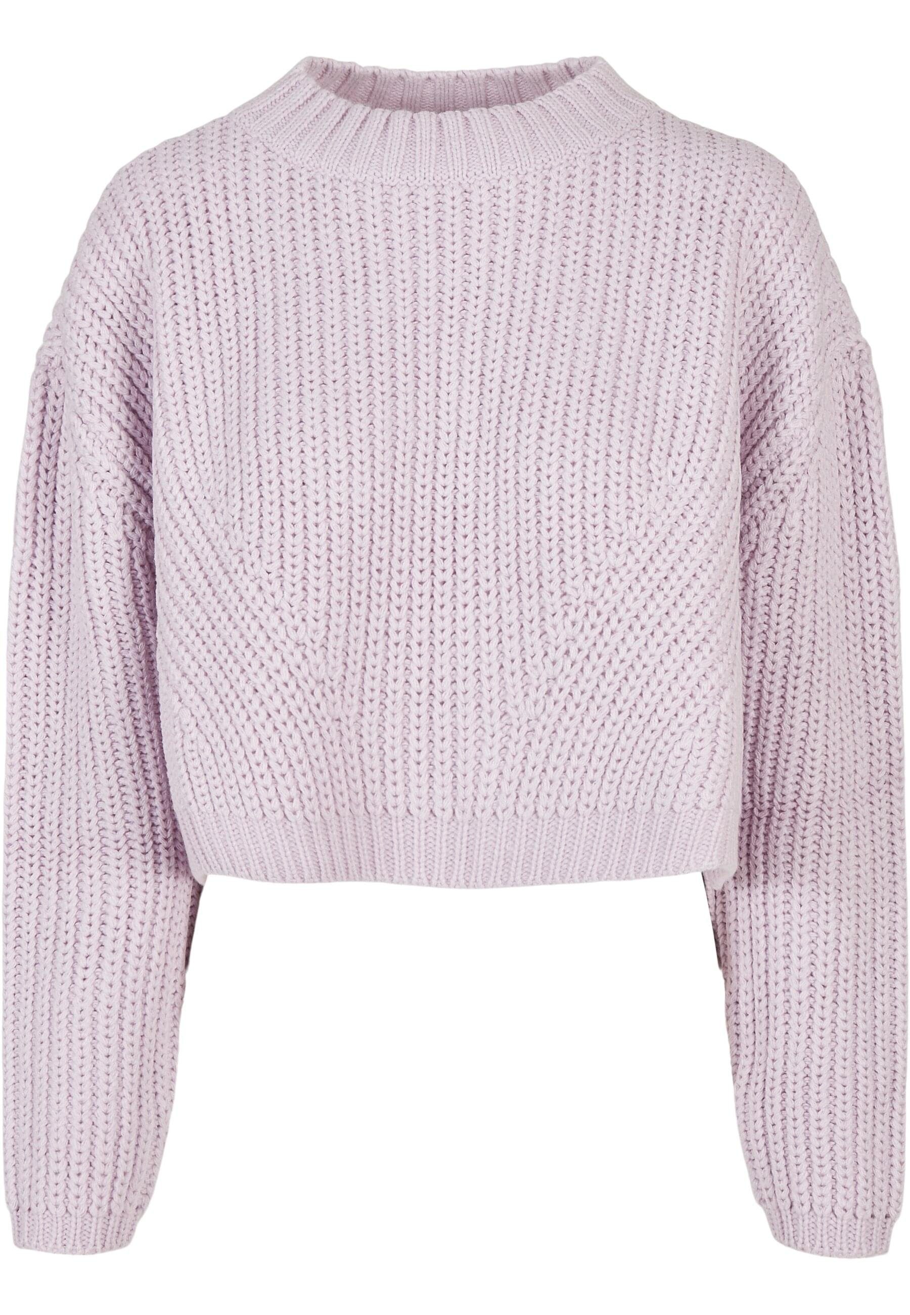 URBAN CLASSICS Kapuzenpullover Damen Ladies Sweater (1-tlg) Wide Oversize softlilac