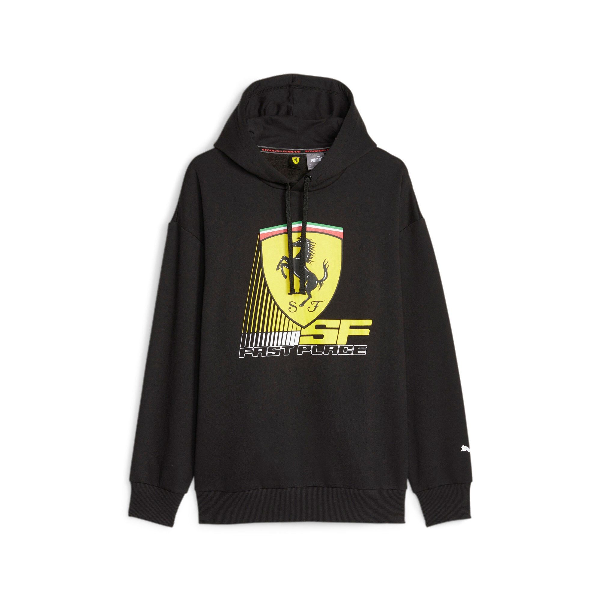 Scuderia Ferrari Kapuzenpullover Scuderia Ferrari Kapuzenpullover "Big Shield" Puma - schwarz
