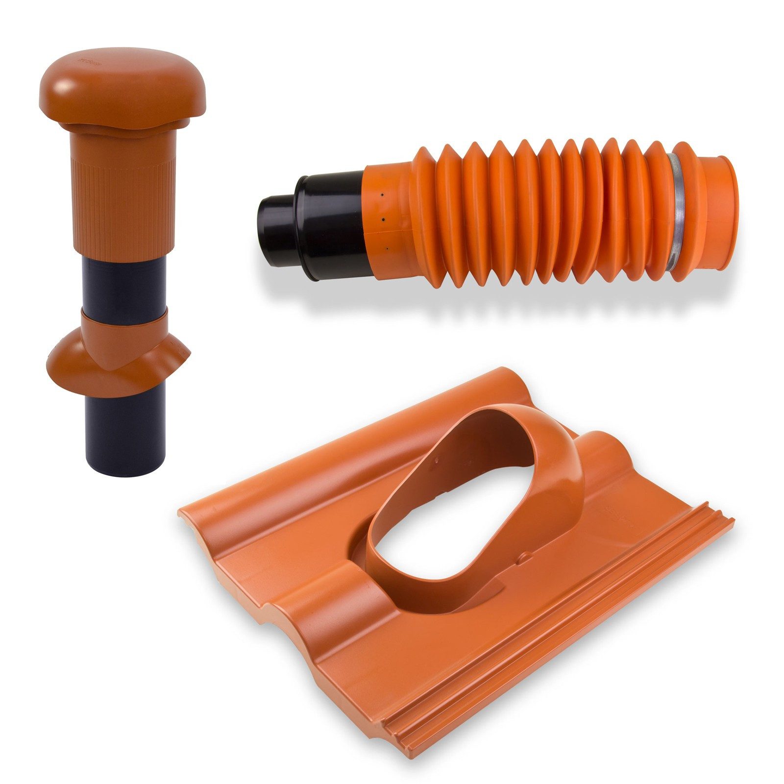 Klöber Dachdurchführung Klöber-Set1 Dachentlüftung DN100 rot Frankf. Pf. Lü günstig online kaufen